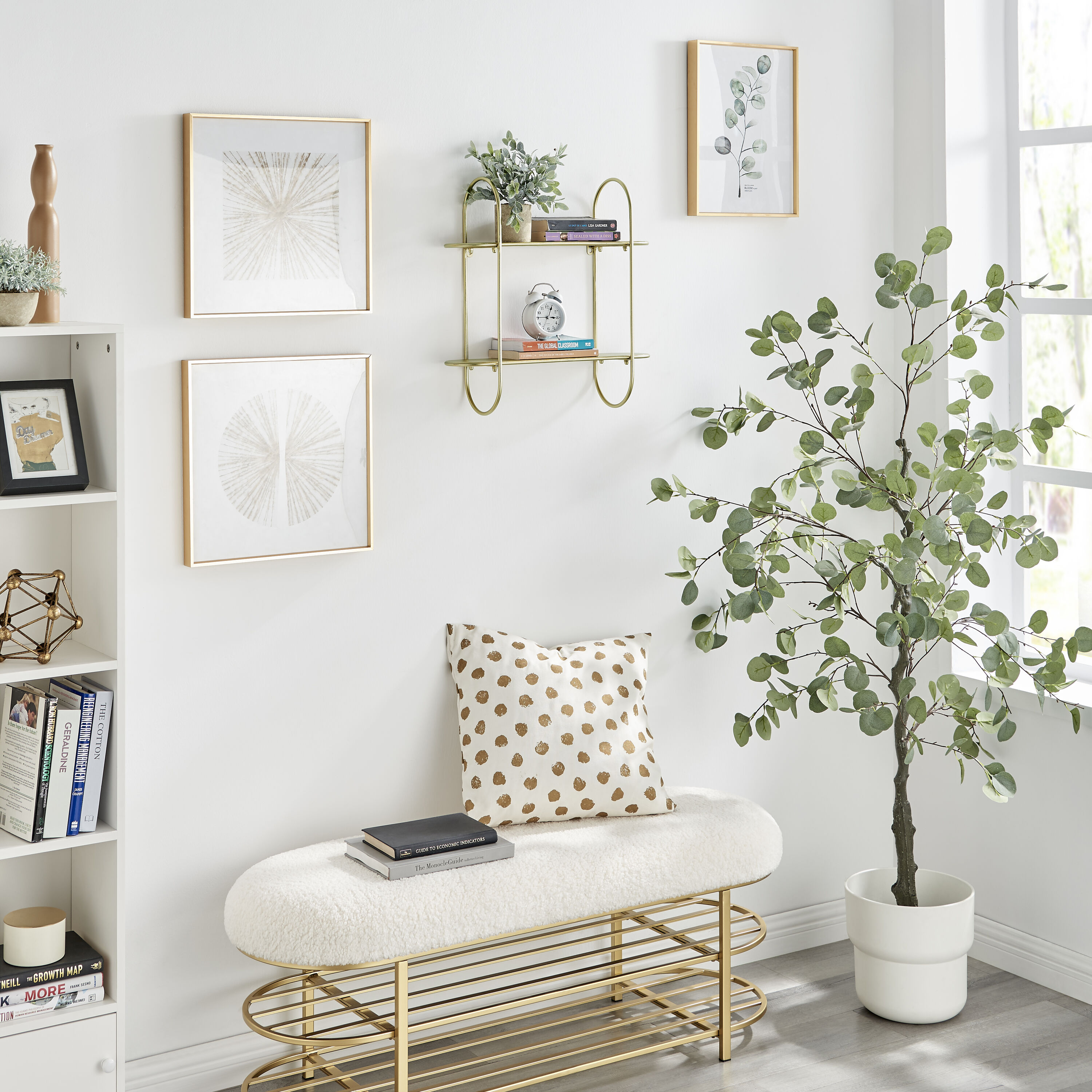 Danya B. FHB3752GLD Wall-Mounted-Shelving - View #4