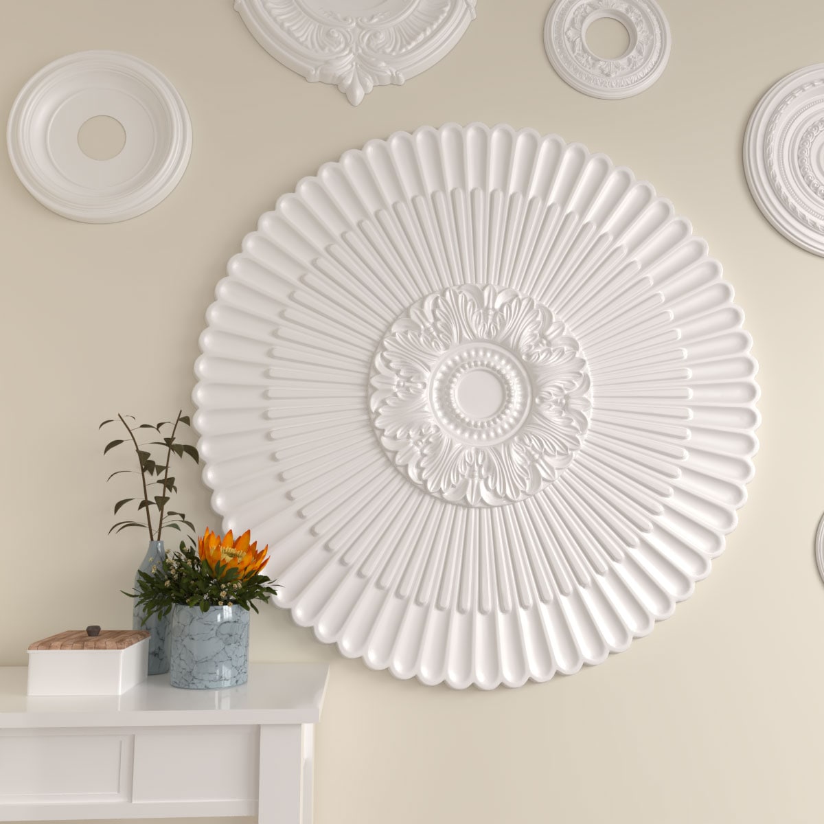 Ekena Millwork CM41NE Ceiling-Medallions - View #6