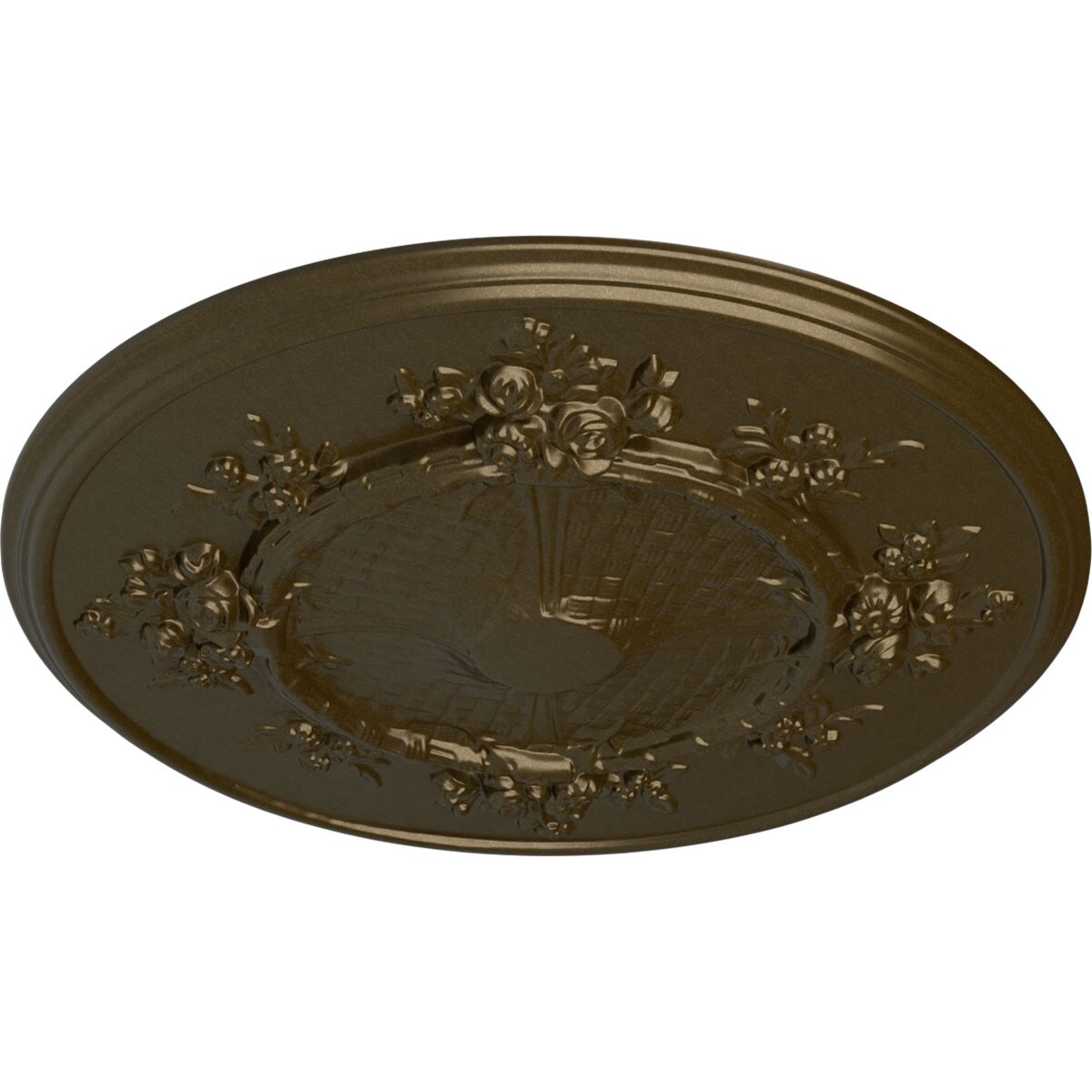 Ekena Millwork CM27FLBRS Ceiling-Medallions - View #2