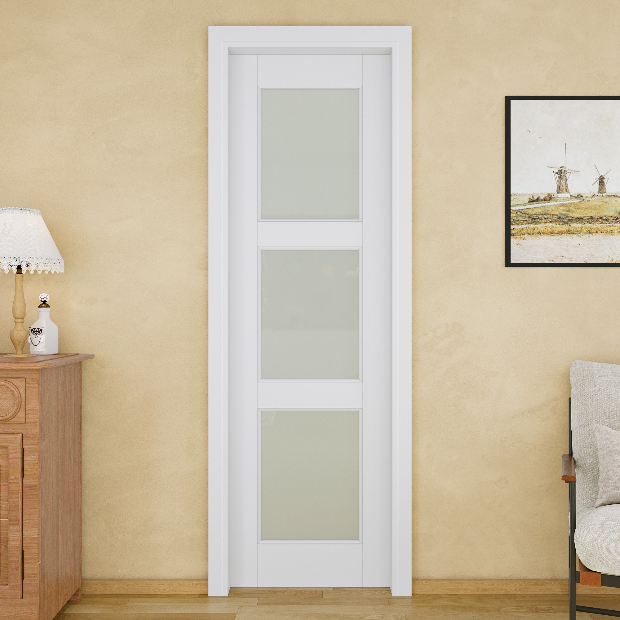 JUJUBON IN-PDPKSC-G-3L-9628 Pocket-Doorframe-Screens - View #4