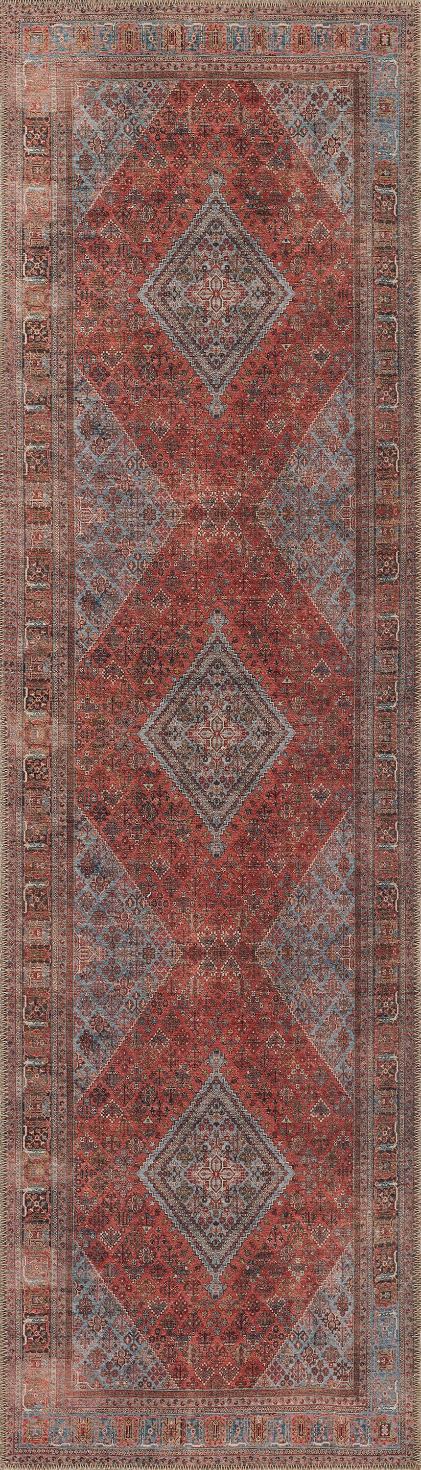 Momeni AFSHAAFS38COP2376 Afshar 2 x 8 (ft) Loomed Polyester Copper Rectangular Indoor Vacuum regularly Runner rug