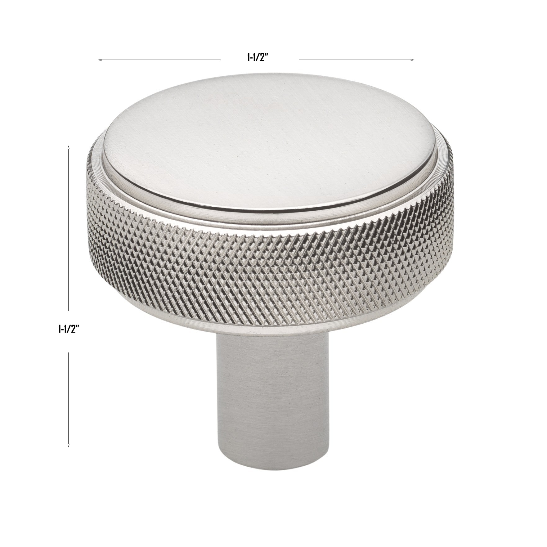 GlideRite Hardware 5825-SN-5 Cabinet-Knobs - View #4