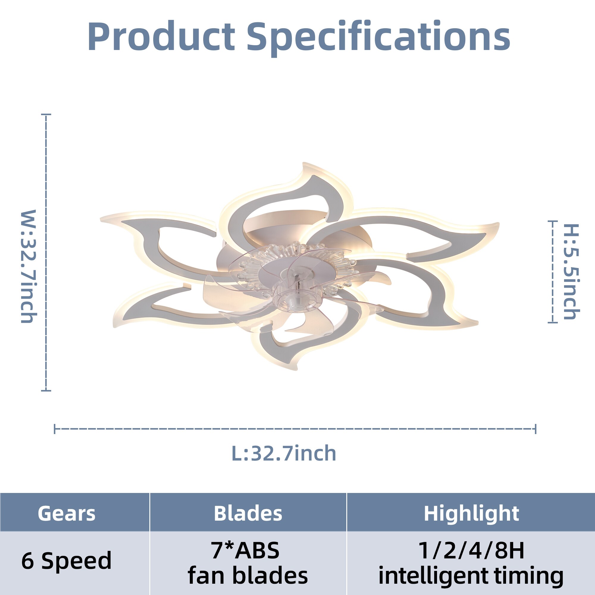 LUXEYARD DS-J-W1962P280346 Ceiling-Fans - View #2