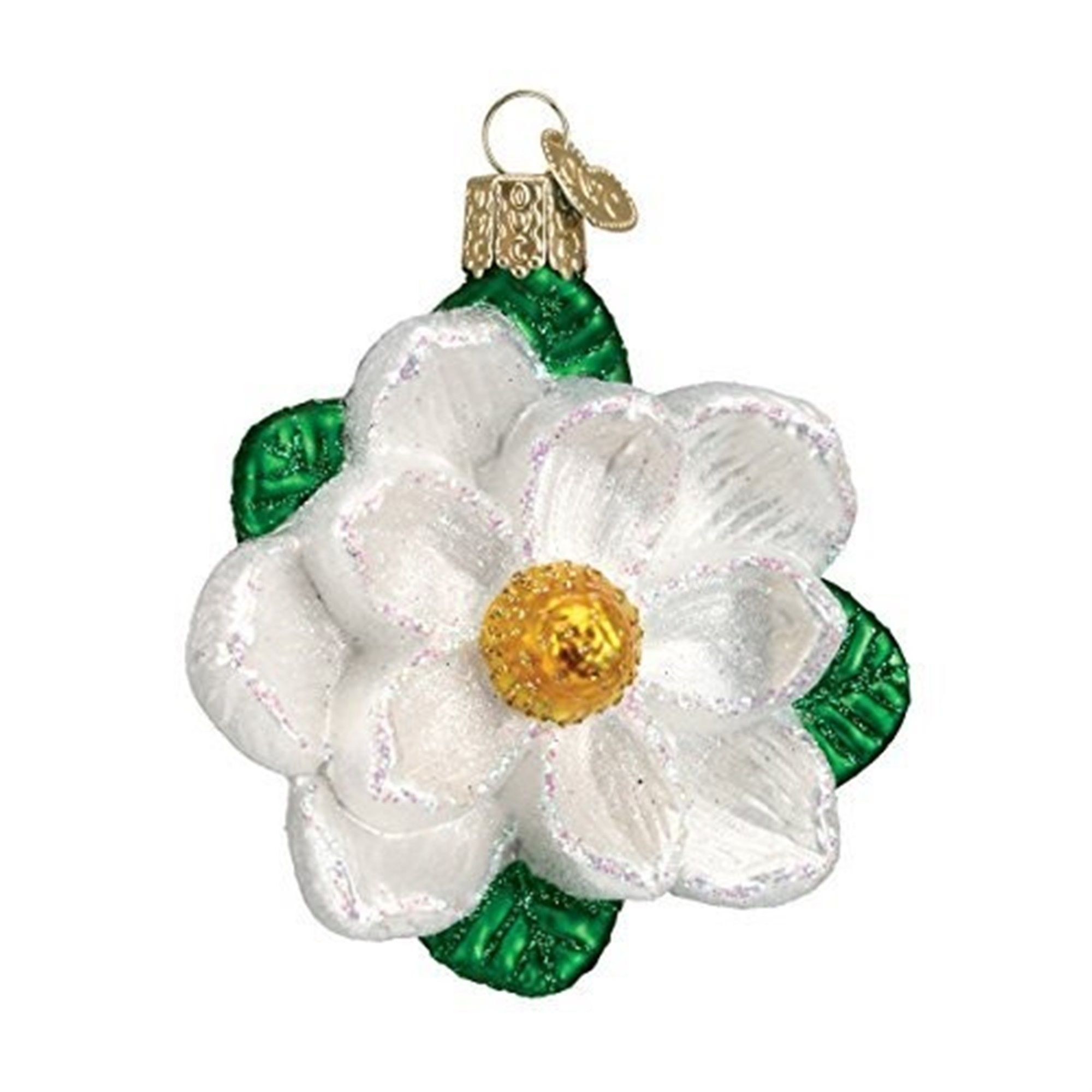 Old World Christmas 729343360939 Glass Blown Ornament - Magnolia