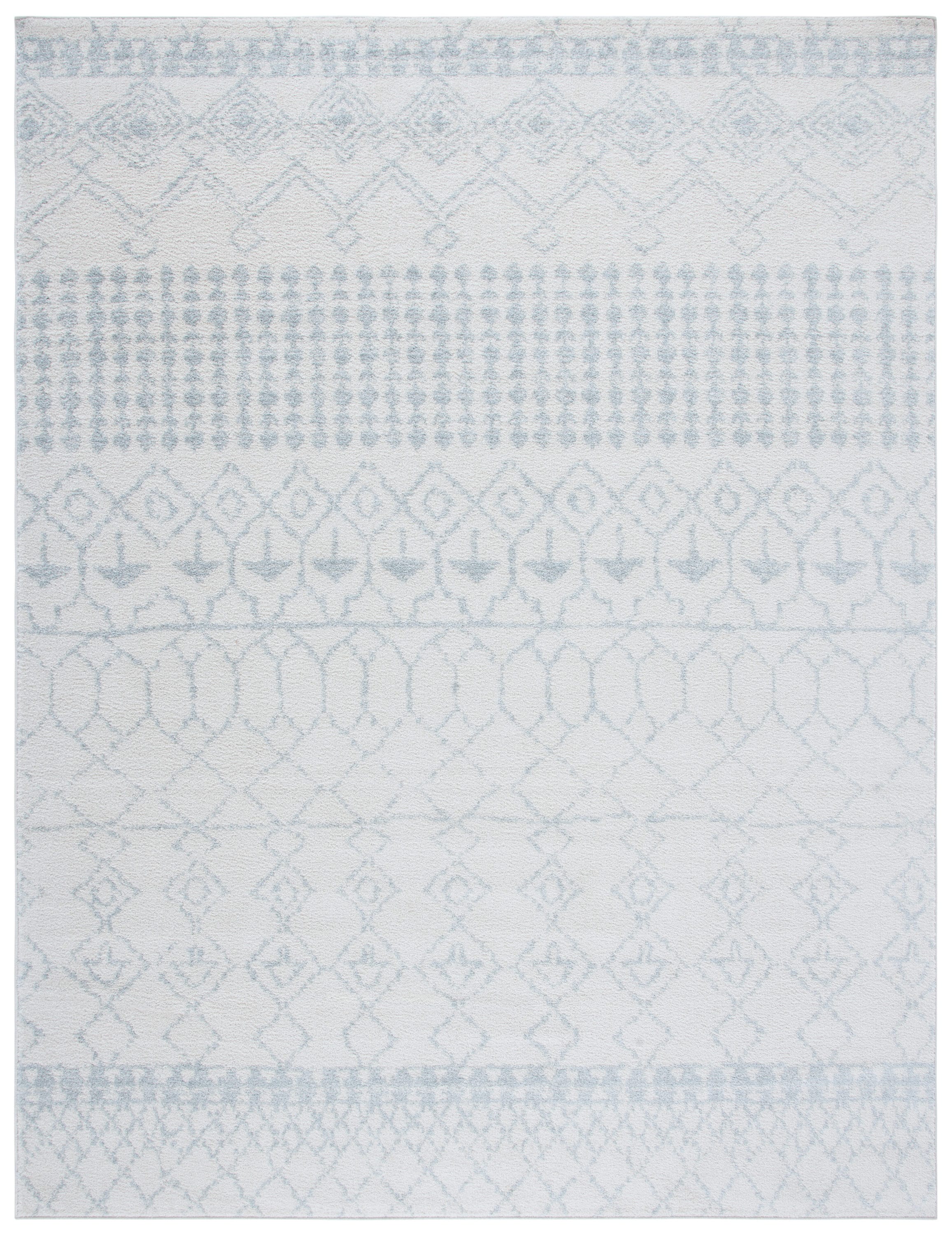 Safavieh TUL229D-8 Tulum Artesia 8 x 10 (ft) Loomed Polypropylene Ivory/Light Gray Rectangular Indoor Distressed/Overdyed Bohemian/Eclectic Area rug