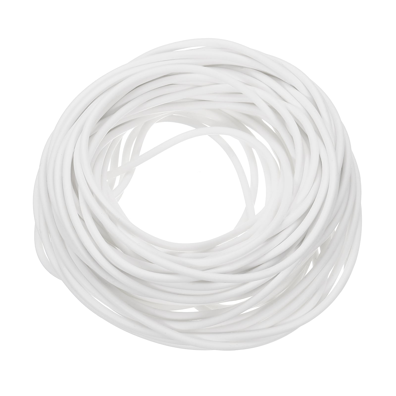 Unique Bargains - Silicone Foam Seal Strip 2.5mm(0.1 Inch) Dia 12 Meters(39.37 Ft) Long Sponge Ru...