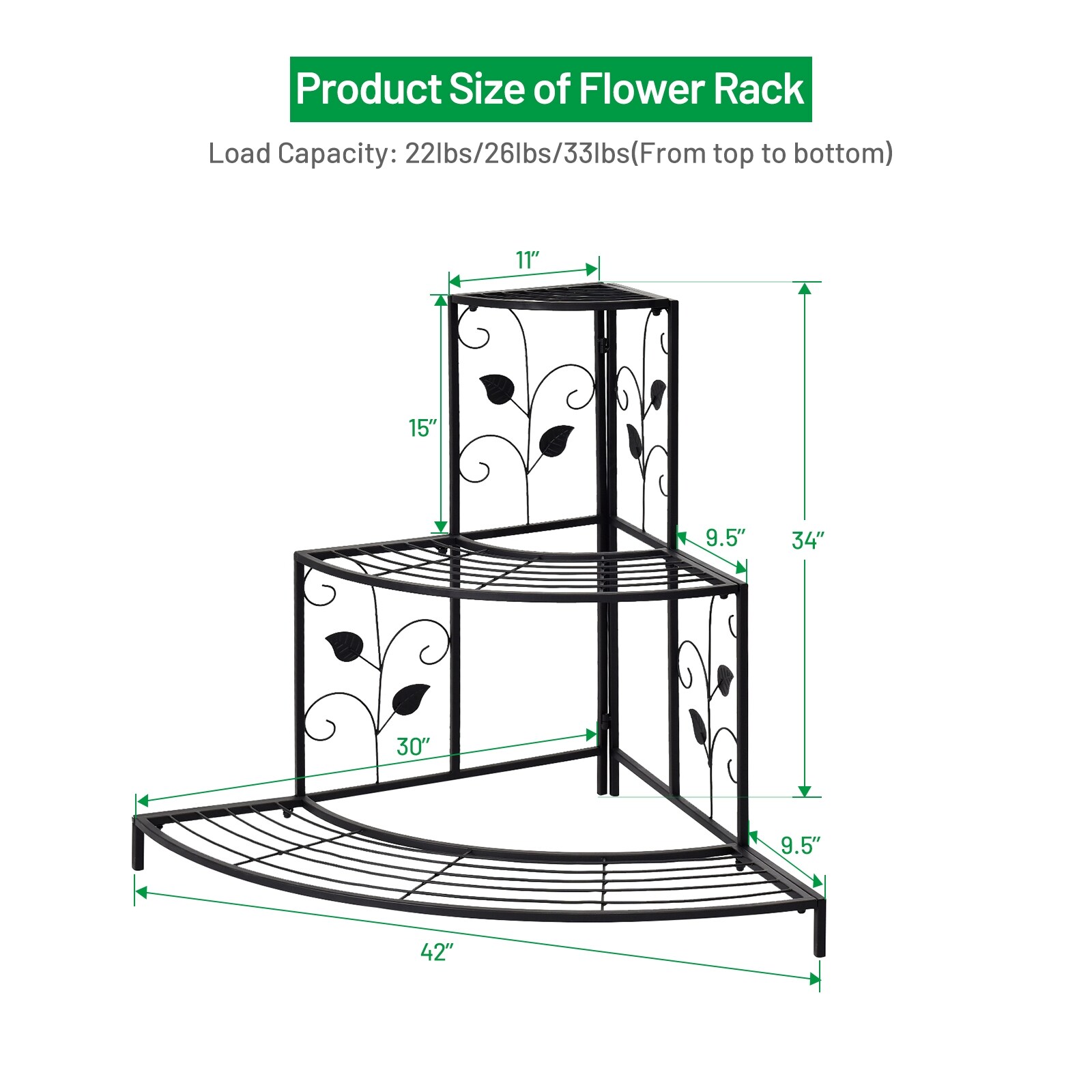 Slickblue D-CO-1023TG Plant-Stand - View #3