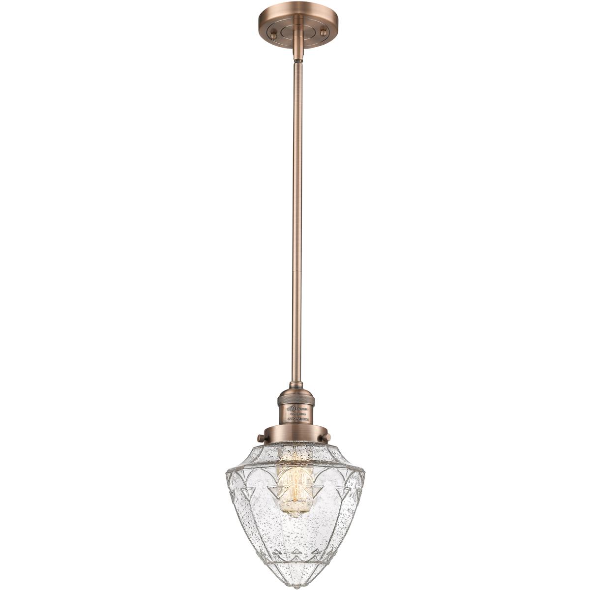 Innovations Lighting 2411617 201S-AC-G664-7-LED Franklin Restoration Bullet Mini Pendant