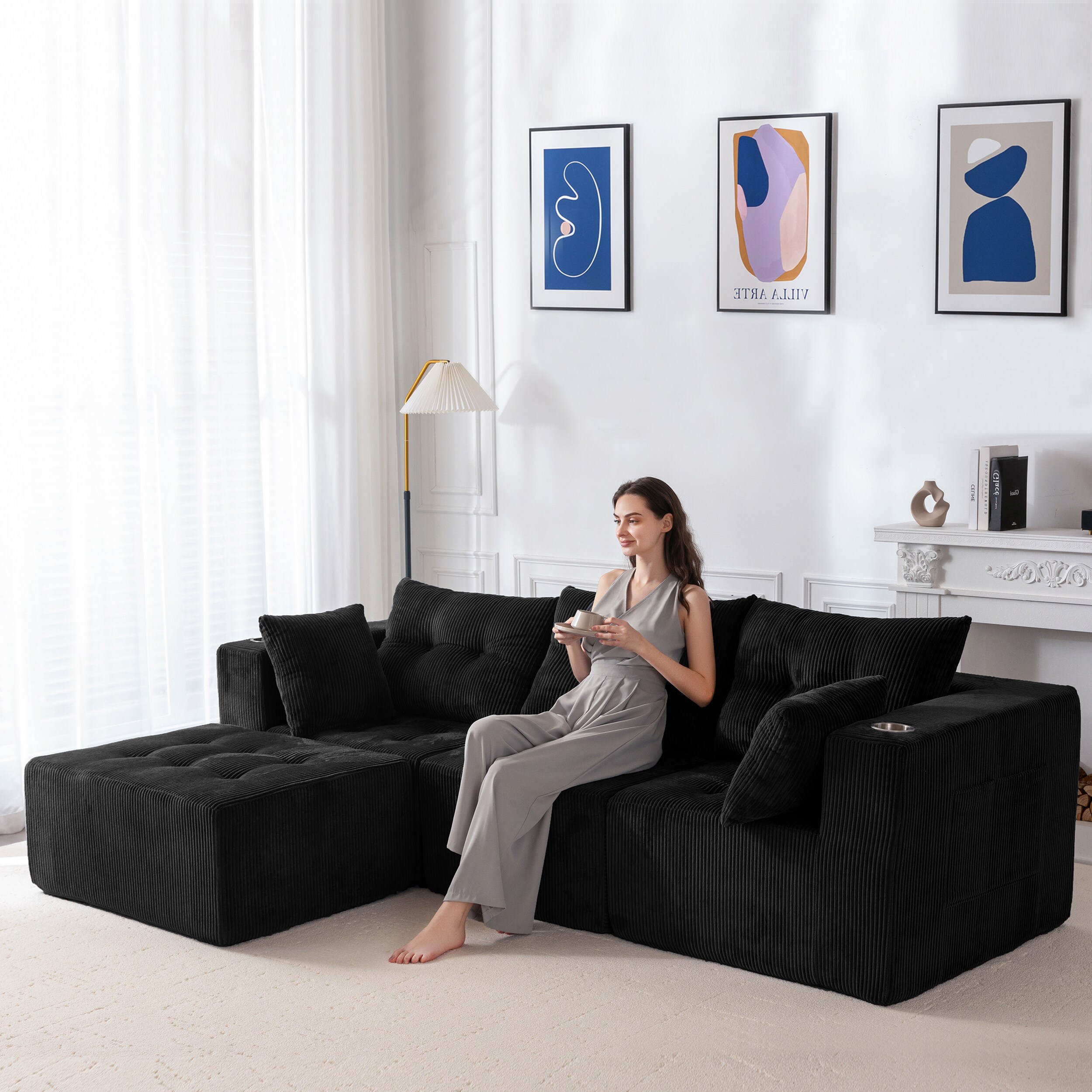 MAXYOYO M-A97-BLACK-ABCD Sofas-Loveseats - View #8