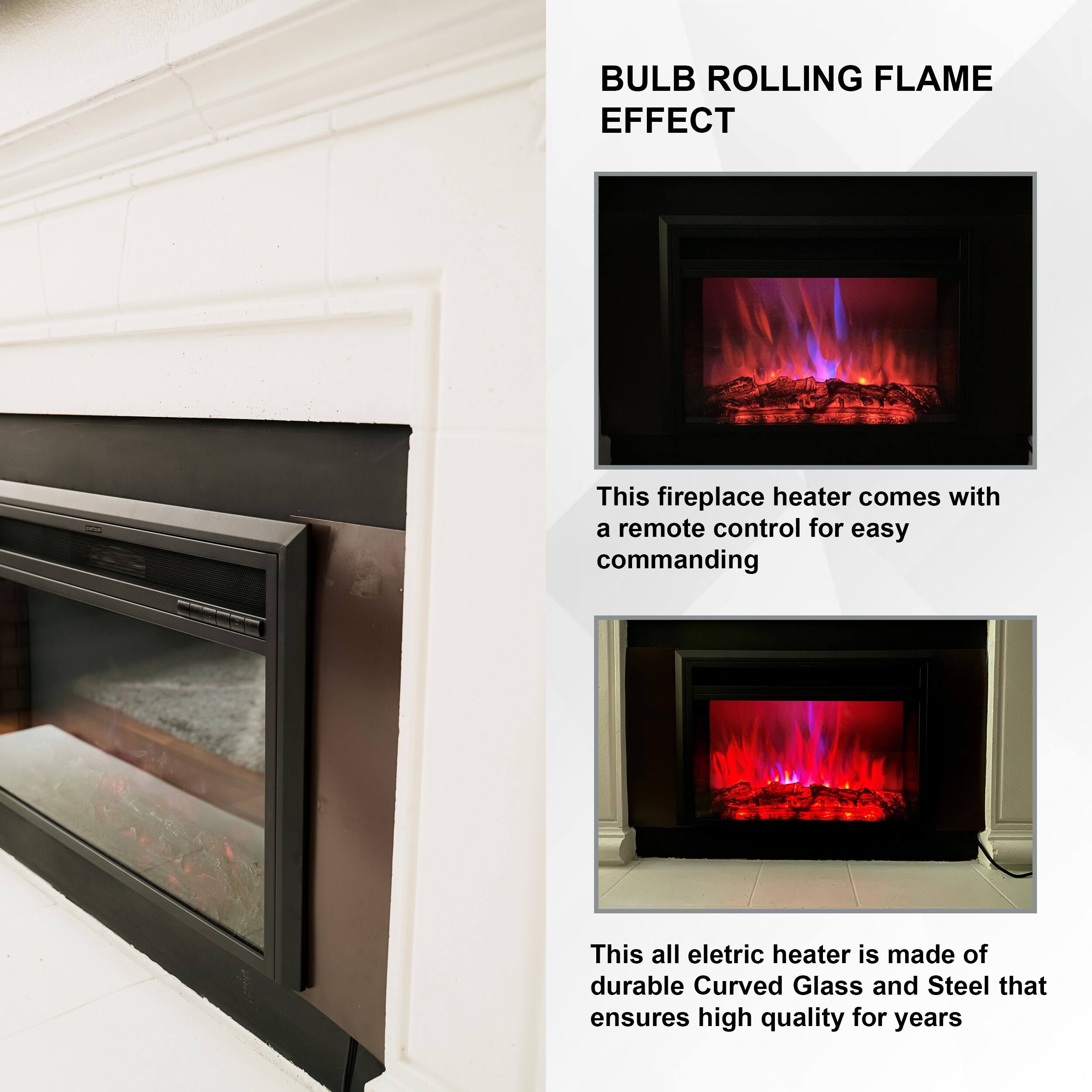 XBrand T000009738LG Electric-Fireplaces - View #6