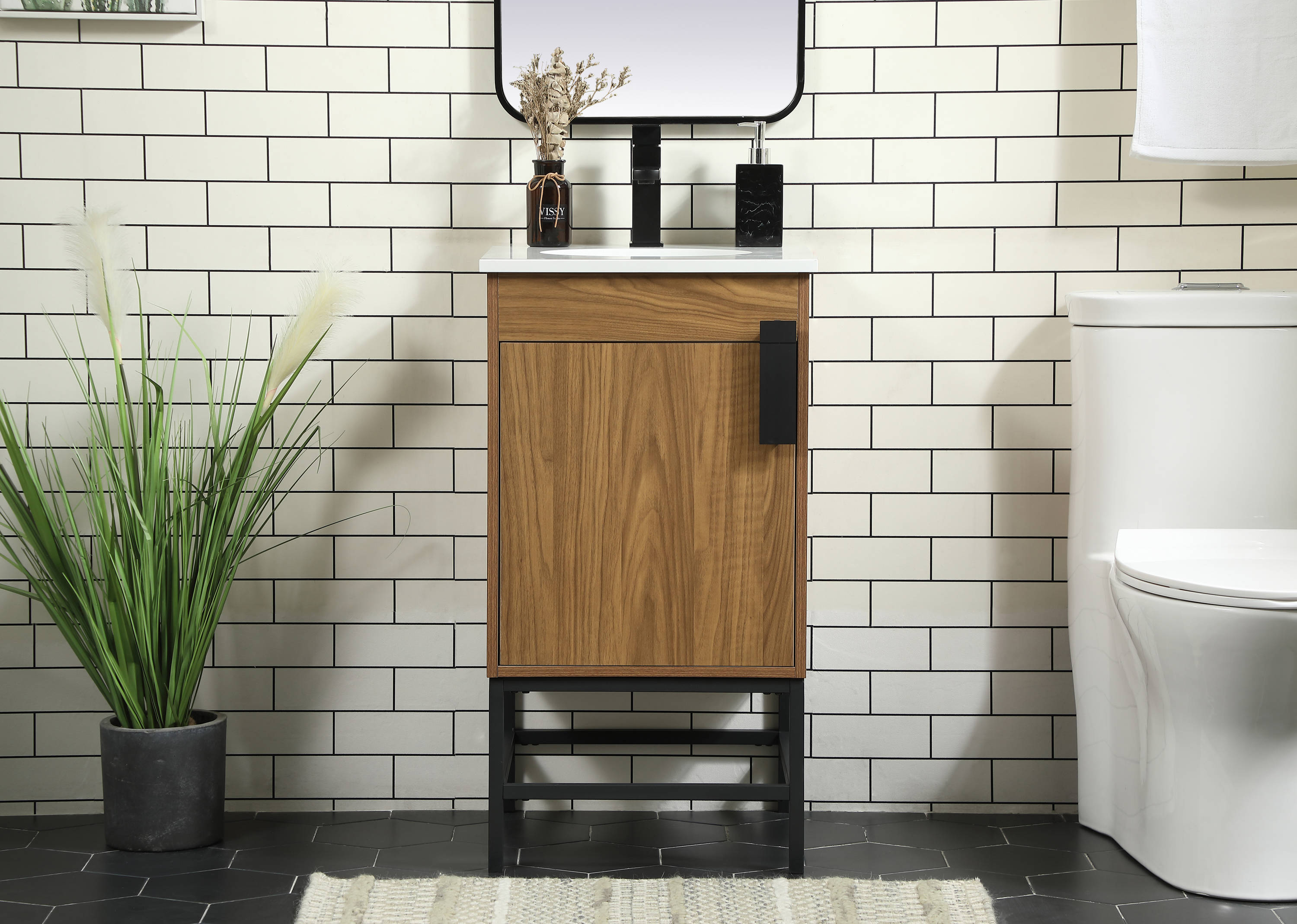 Elegant Decor HF146454WB Bath-Vanity-Combo - View #2