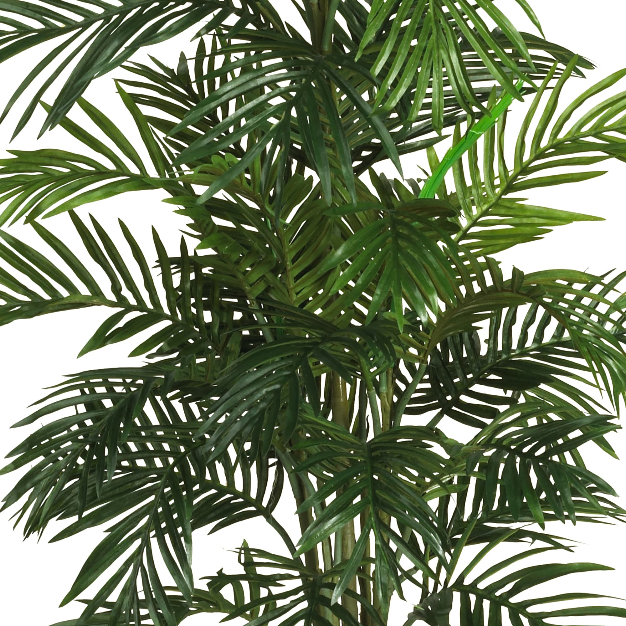 56" Green Silk Areca Palm Tree in Wicker Basket