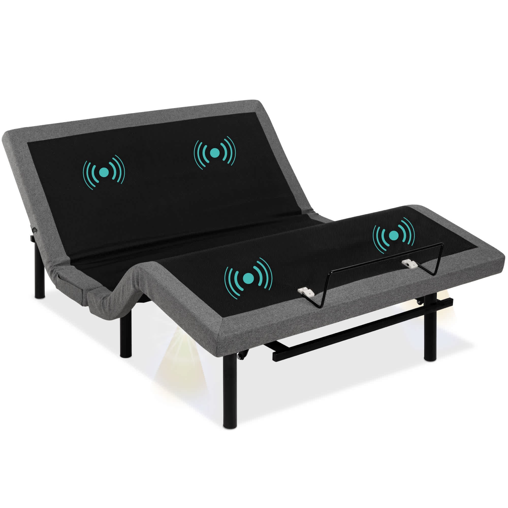 Best Choice Products -  Full Size Adjustable Bed Base for Stress Management with Massage Remote C...