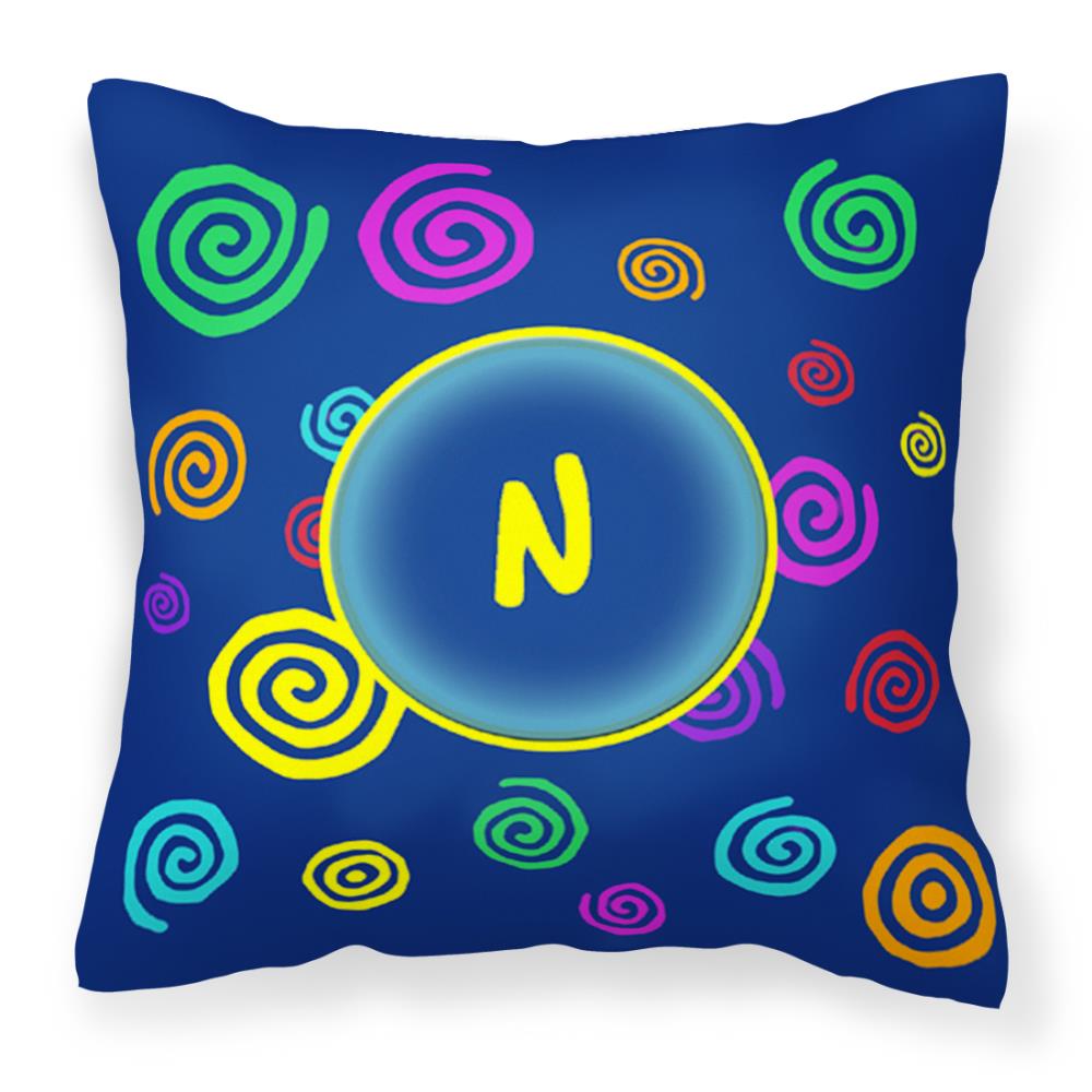 Caroline's Treasures CJ1011-NPW1414 Graphic Print Multicolor Square Throw Pillow