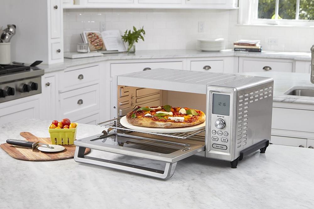 Salton 9-Slice Stainless Steel Convection Toaster Oven with Pizza