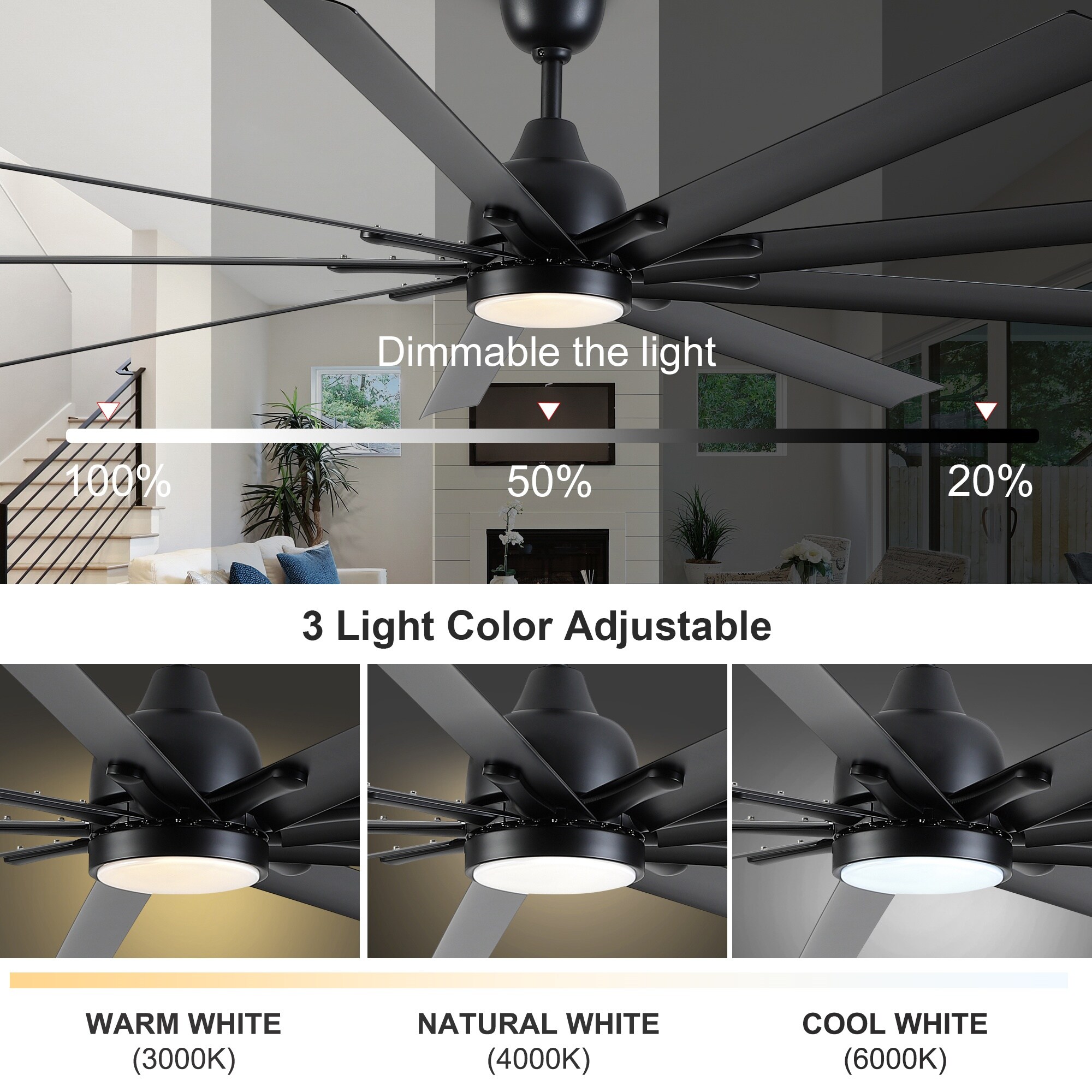 Yardreeze ALHYH004 Ceiling-Fans - View #3