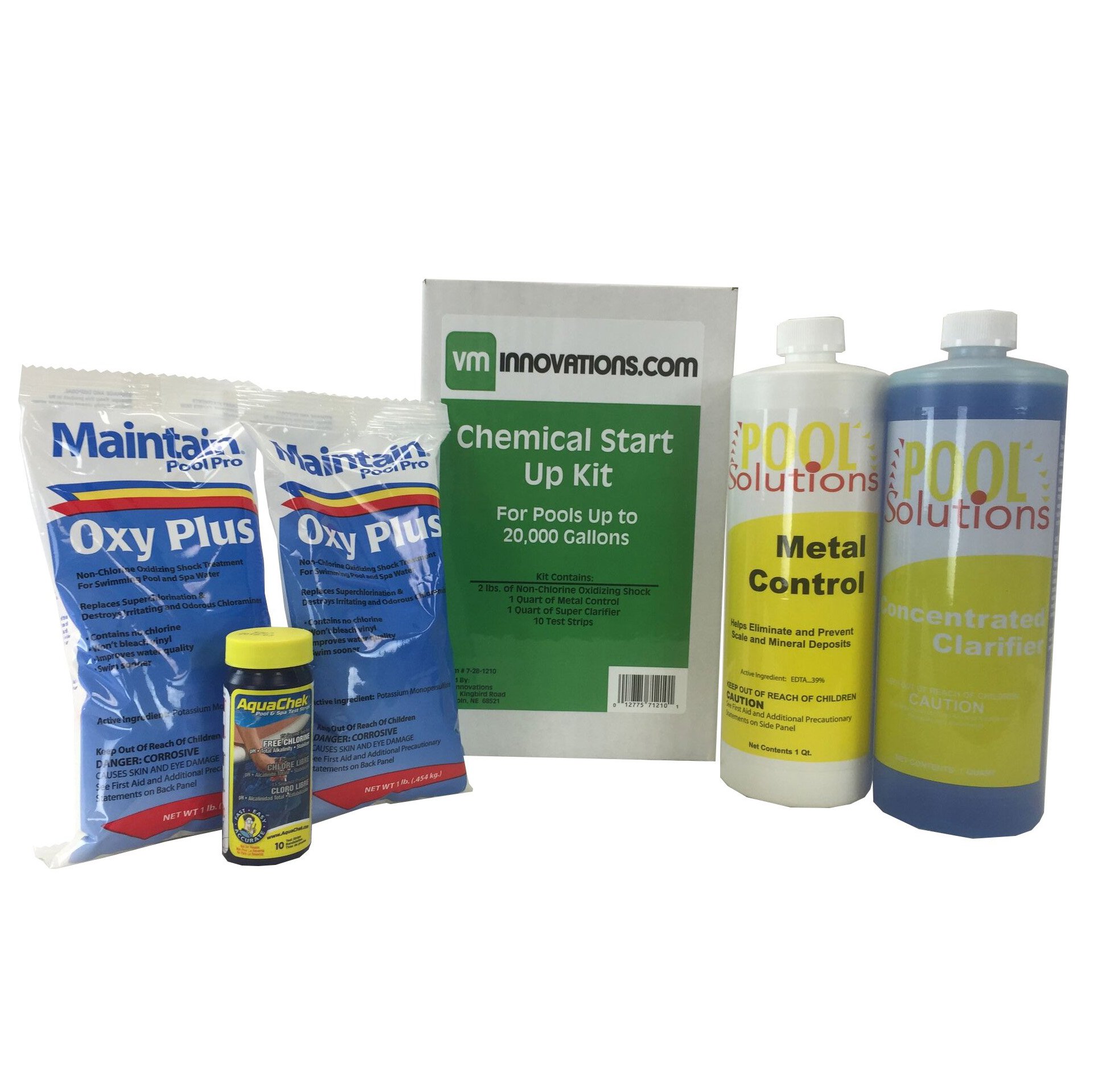 Pool Solutions 66294 20000-Gallon Pool Chemical Start-Up Kit