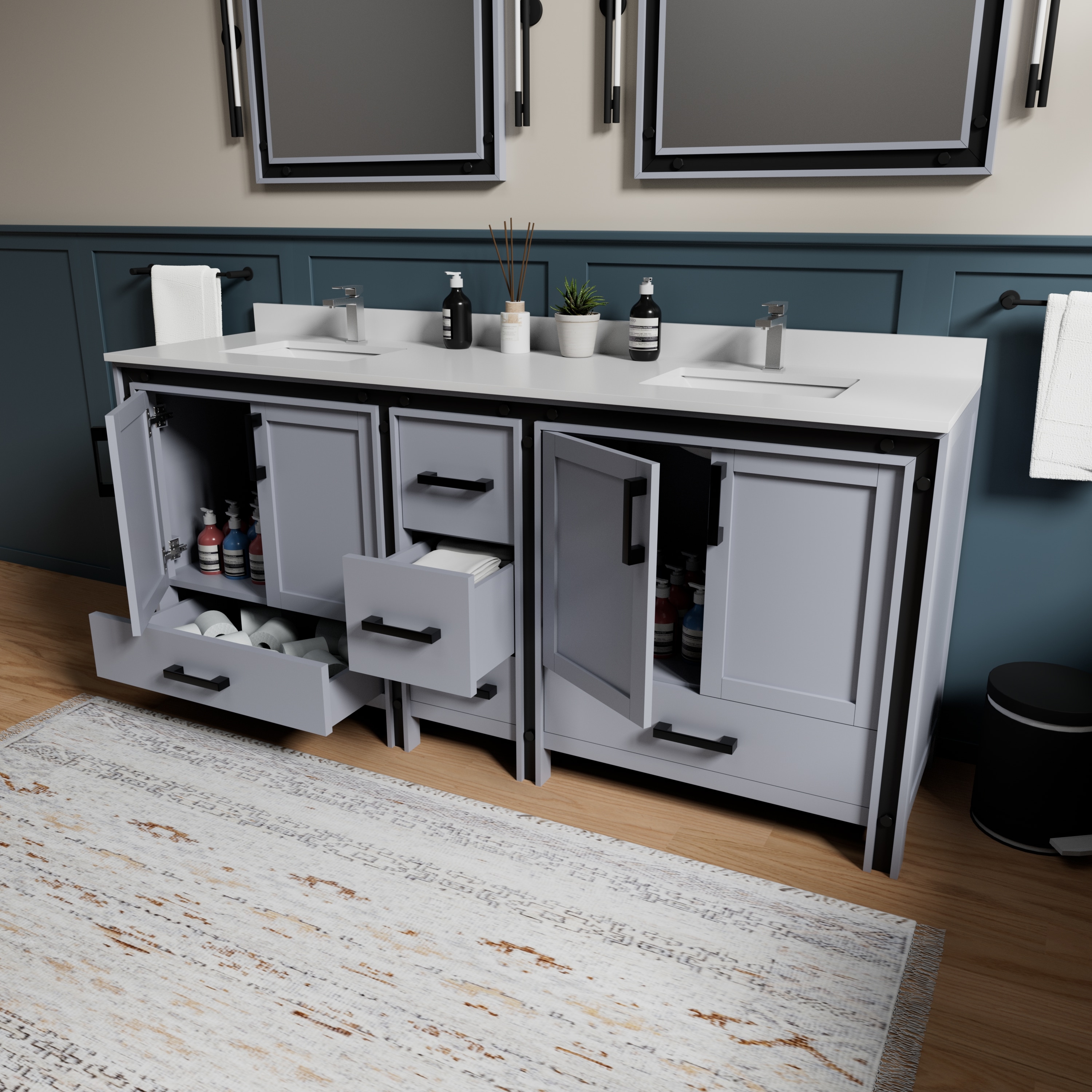 Lexora LZV352280SB00M30 vanities - View #4