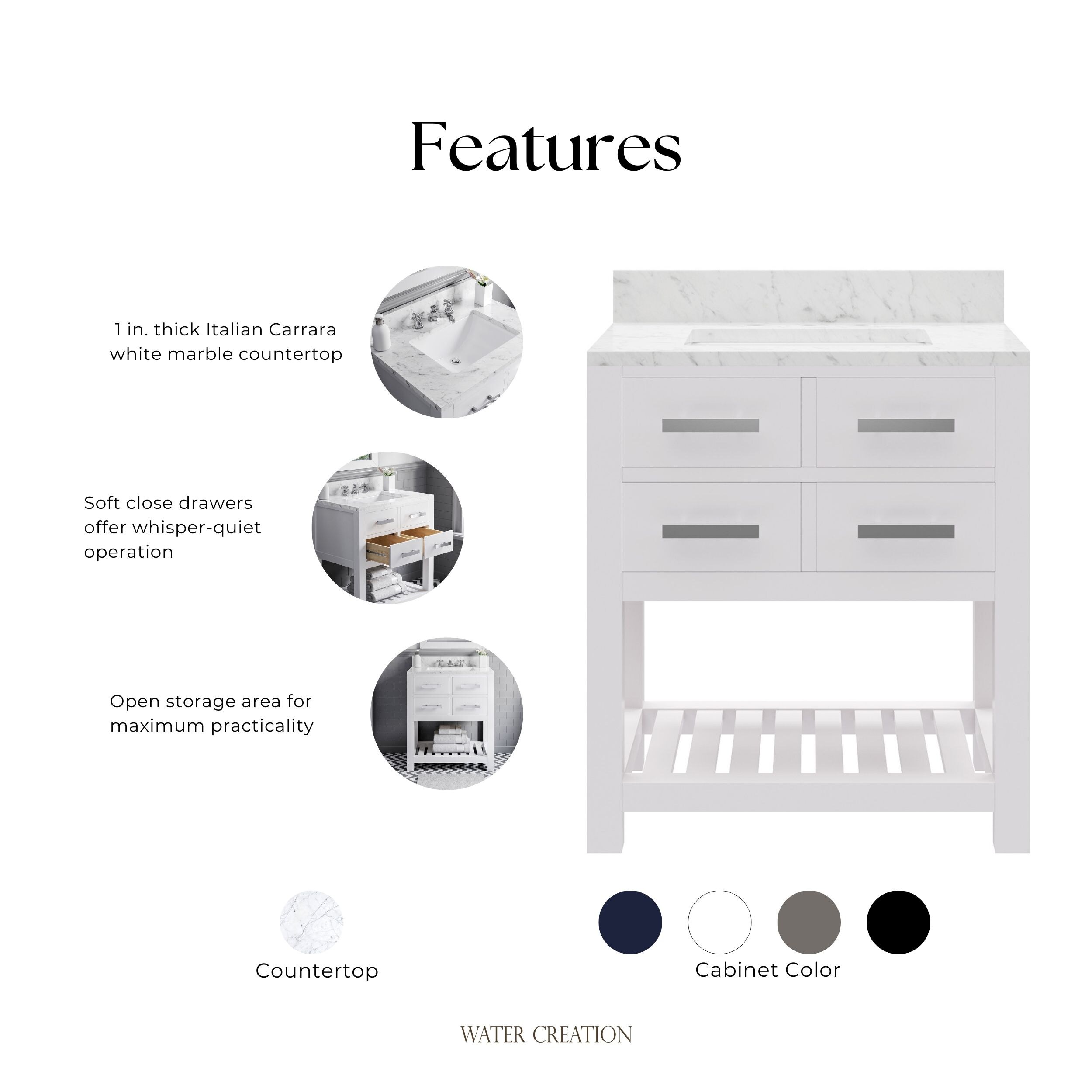 Water Creation MADALYN30WB Bath-Vanity-Combo - View #8