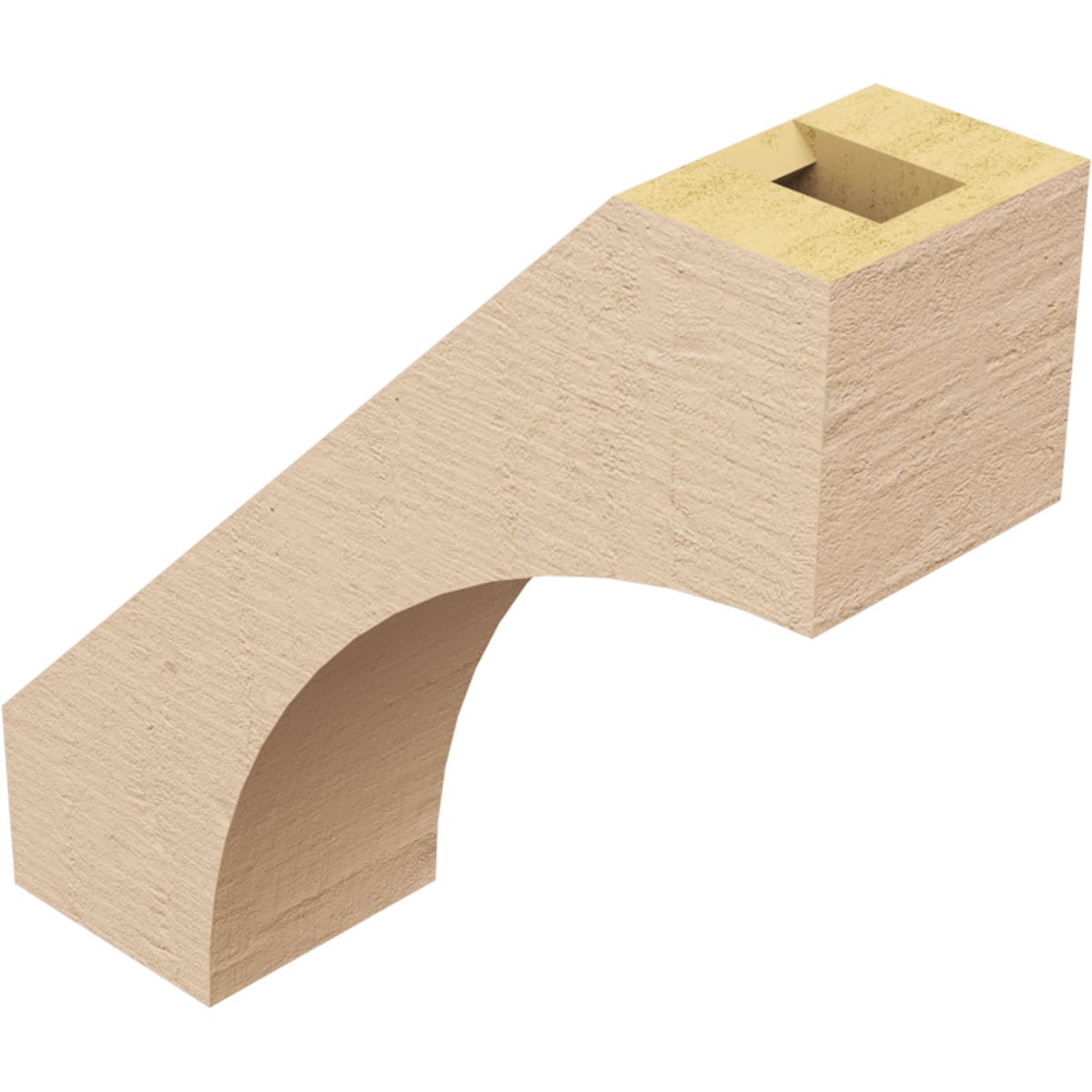 Ekena Millwork BRCUR03X10X10WTLRCPR braces - View #6