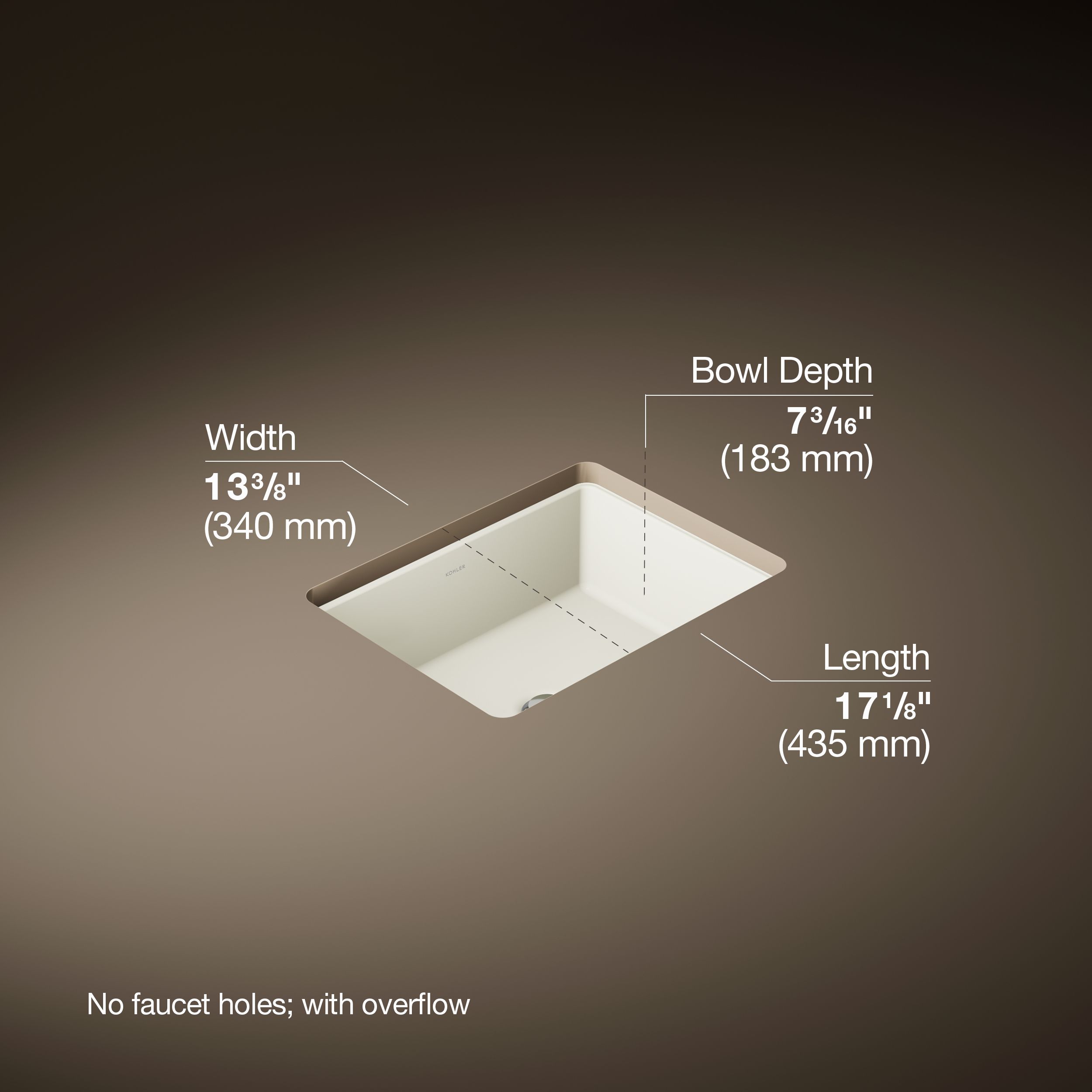 KOHLER K-8189-96 Bath-Sink - View #3
