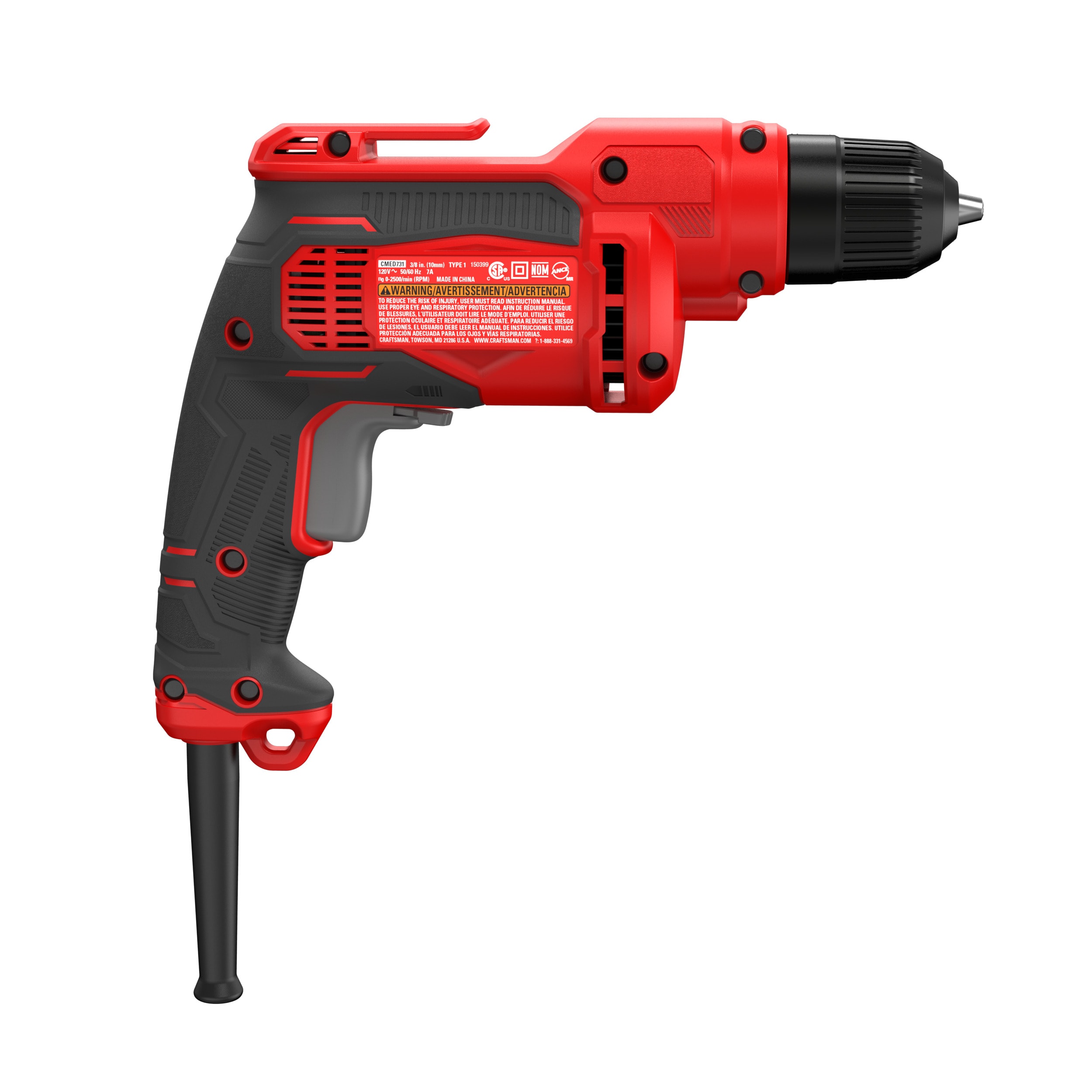Genuine OEM Craftsman ~ 5.5 Amp ~ Corded ~ 3/8" ~ Variable Speed Drill 