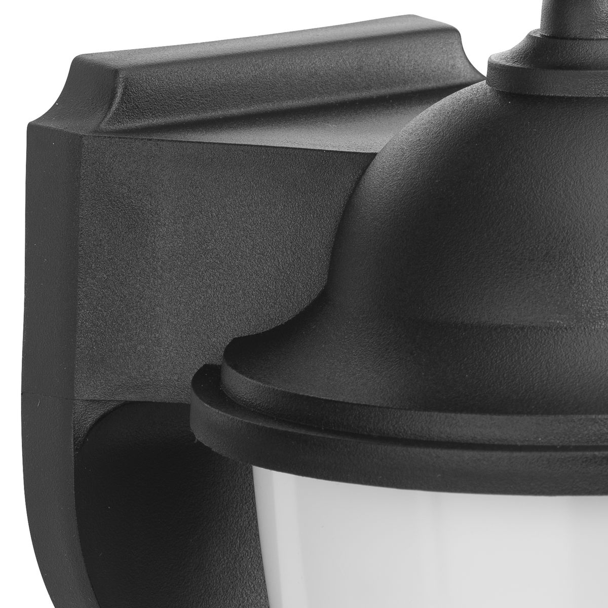 Black Dimmable Lantern Style Outdoor Wall Sconce