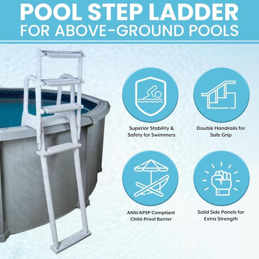 Poolzilla 04-01-006 Above-Ground-Pool-Lad-Steps - View #5