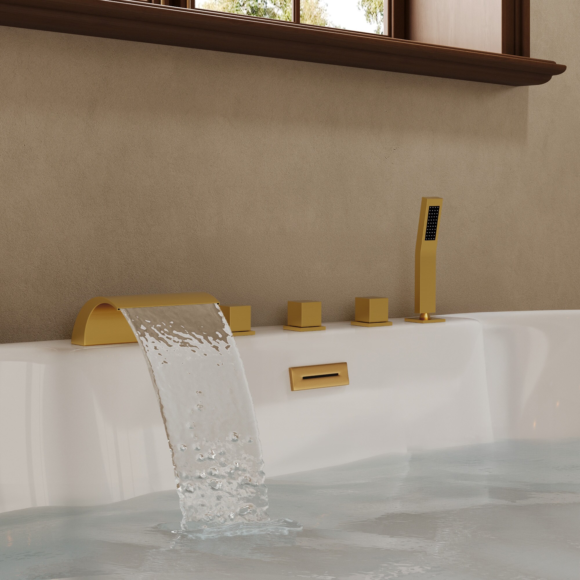 GRANDJOY SGF11GJ-59GD Roman-Tub-Faucets - View #2