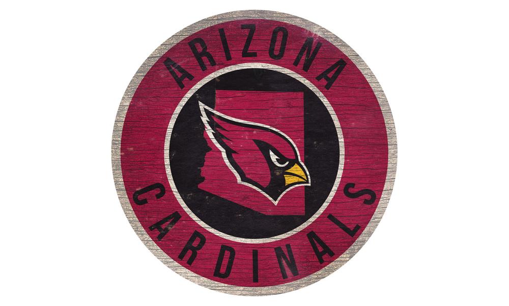 Arizona Cardinals 12 Landscape Circle Sign