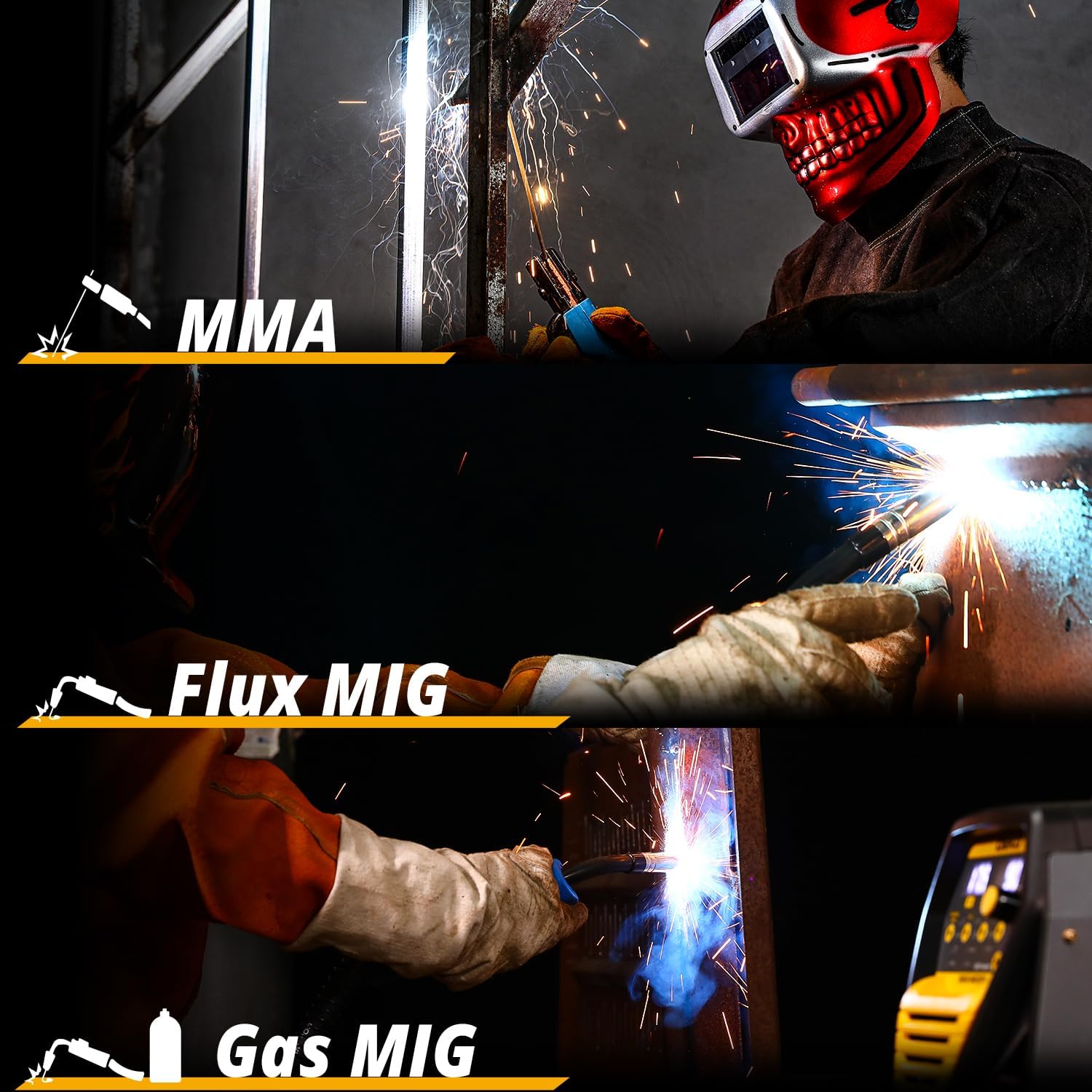 DEKO MIG-200A Engine-Driven-Welder-Generators - View #4