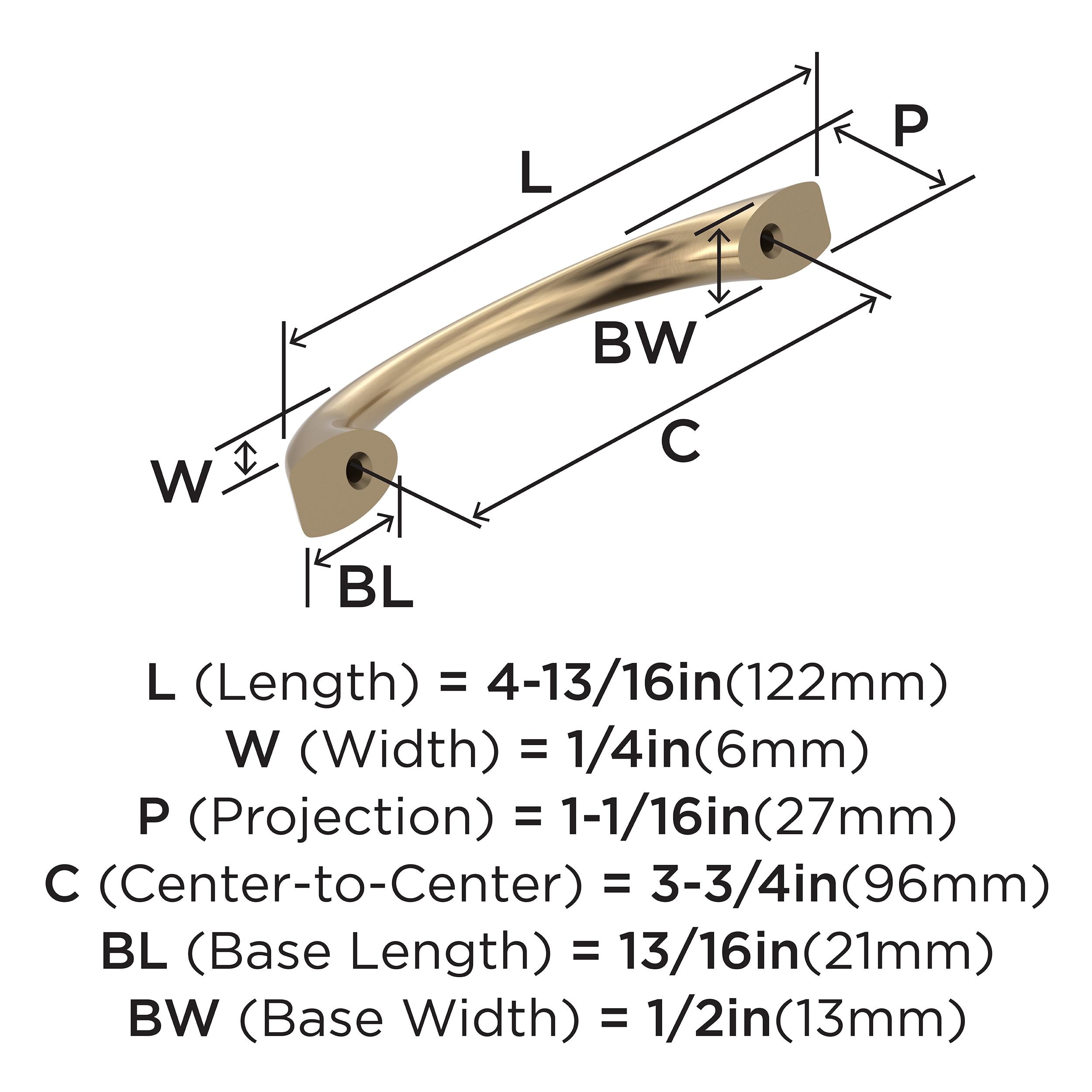 Amerock 25VMP53003CZ Cabinet-Pulls - View #4