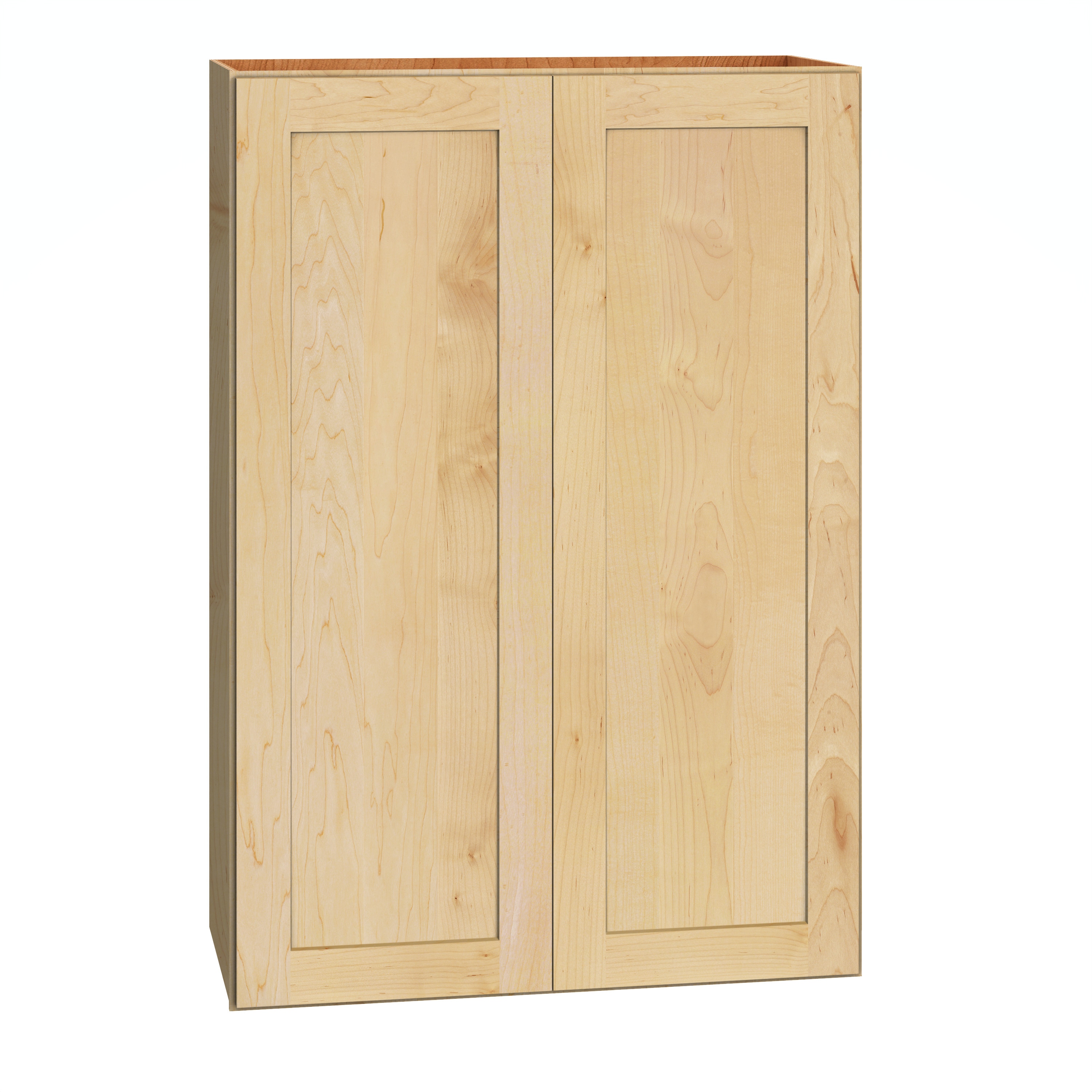 Diamond Express 62J-W2739 Jamestown 27-in W x 39-in H x 12-in D Natural Light Brown Wall Fully assembled Plywood Cabinet (Recessed Panel Shaker)