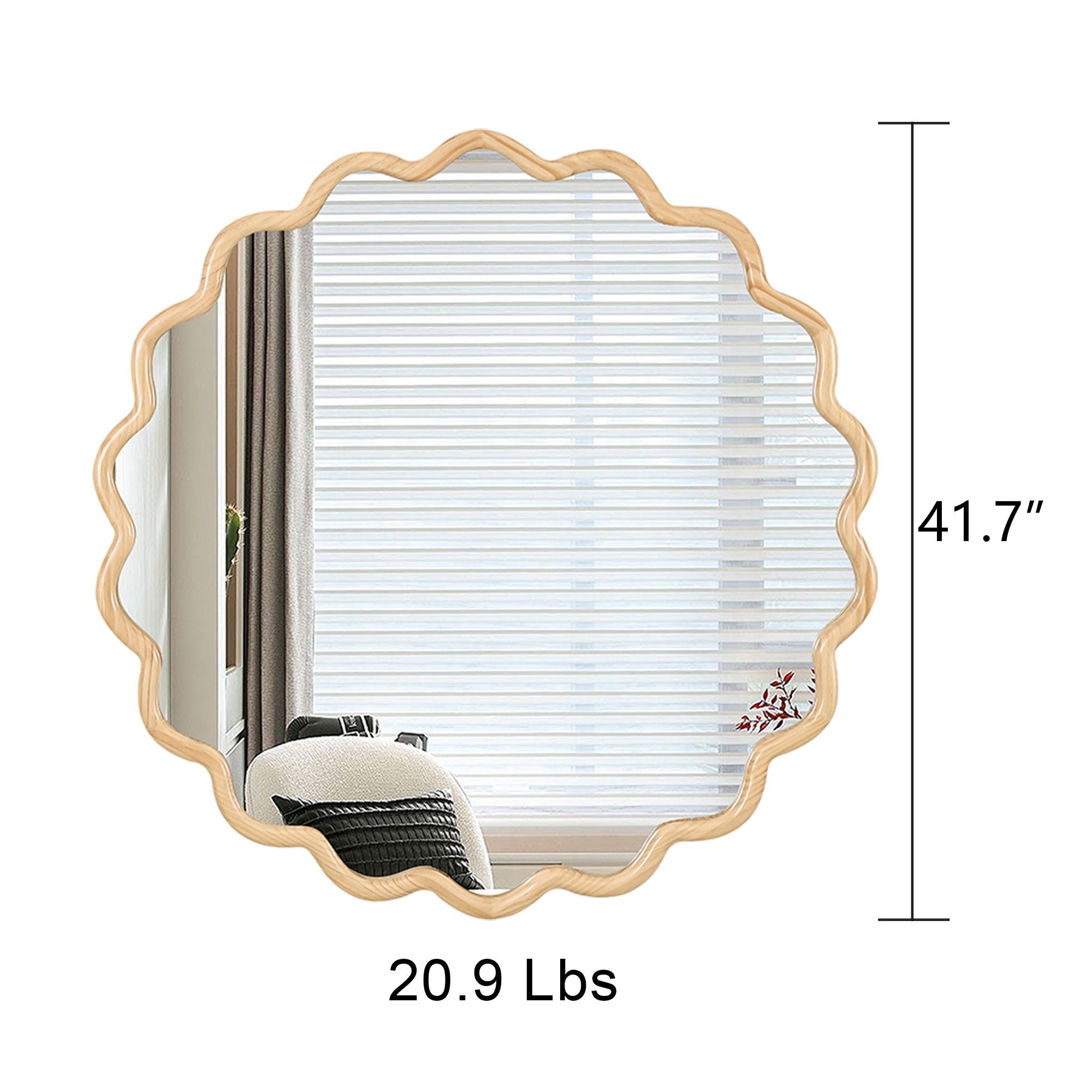 SINOFURN SYD240001GD Decor-Mirrors - View #4