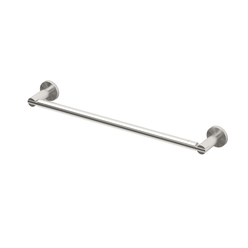 Gatco Channel 18-in Satin Nickel Wall Mount Single Towel Bar in the Towel  Bars department at