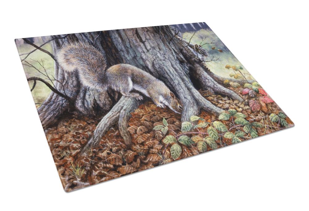 Caroline's Treasures BDBA0260LCB 11.25-in L x 15.75-in W Glass Cutting Board