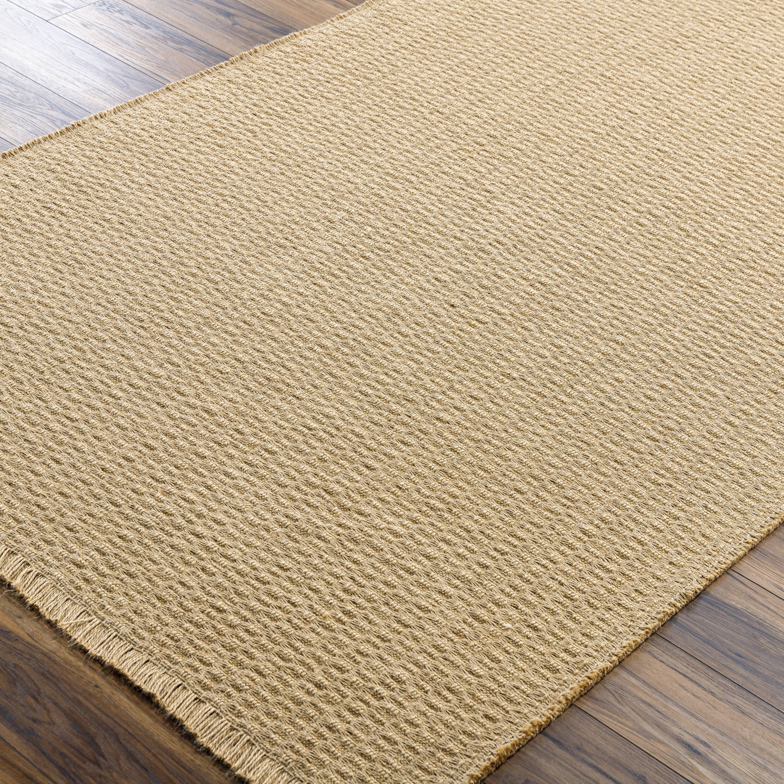 Livabliss Becki Owens Light Brown Jute Rectangular Area Rug 6'7" x 9'