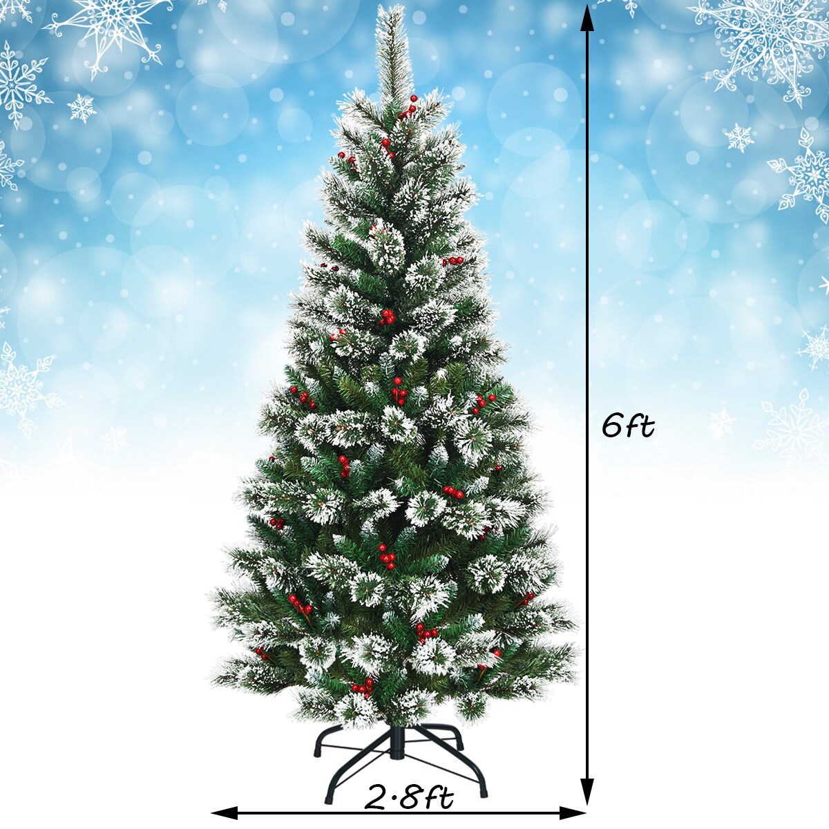 Northlight 14.75 LED Lighted Clip-On Snowflake Christmas Tree Topper,  White Lights