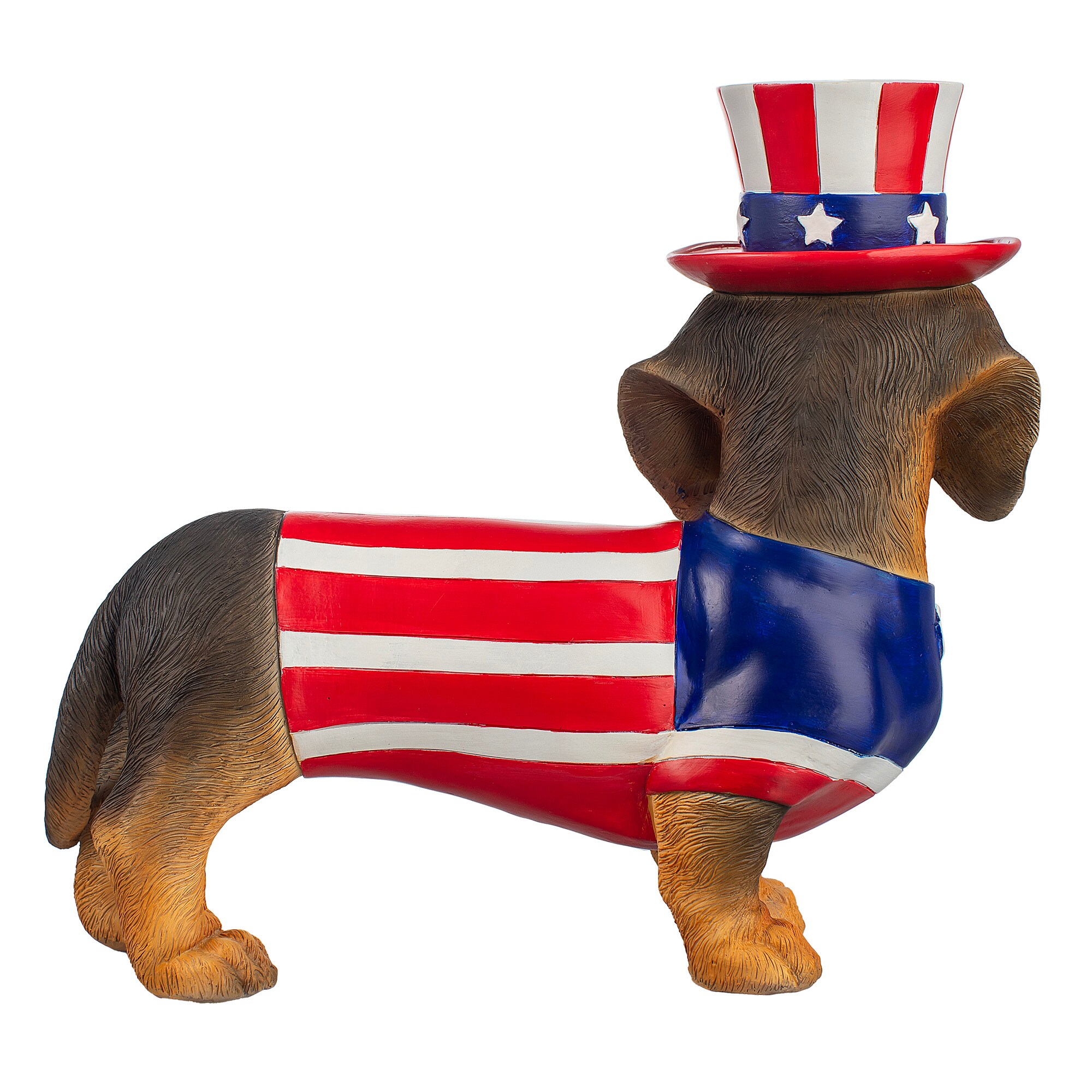 holiday dress up dog statue Dress-Up Dachshund