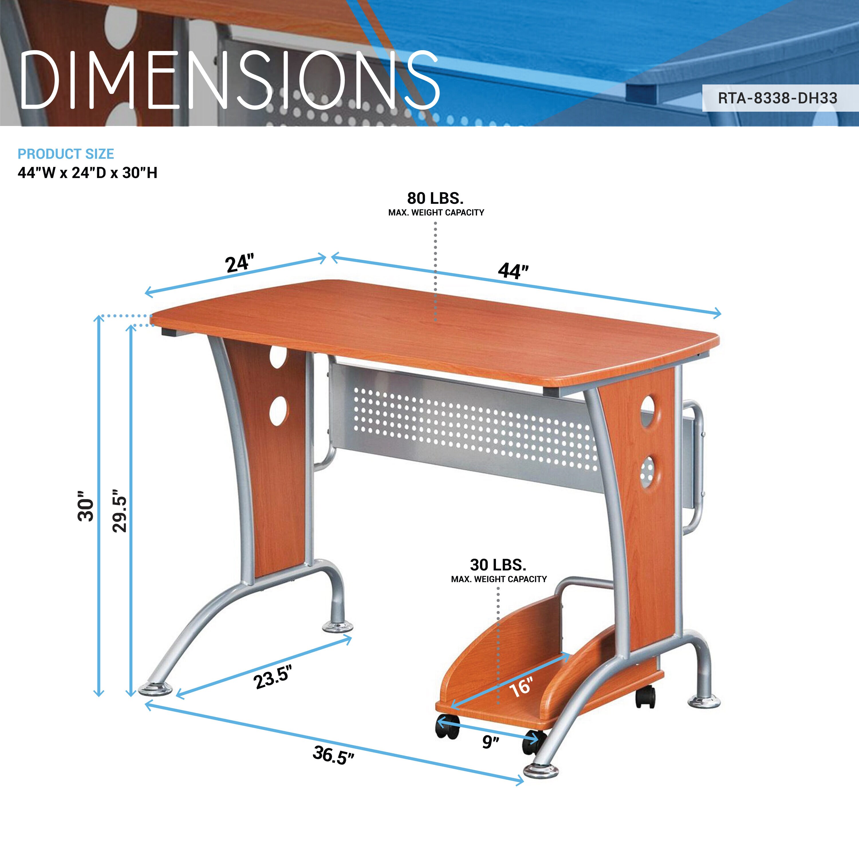 Maocao Hoom BH8338-DH33 desks - View #8
