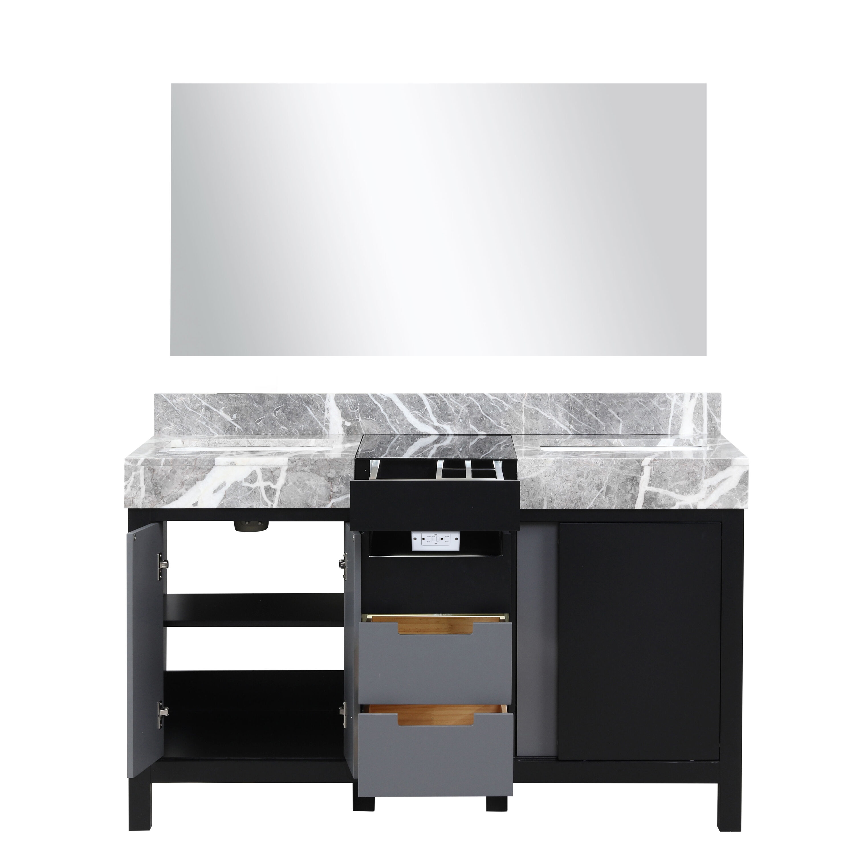 Lexora LZ342255SLISM53 Bath-Vanity-Combo - View #6