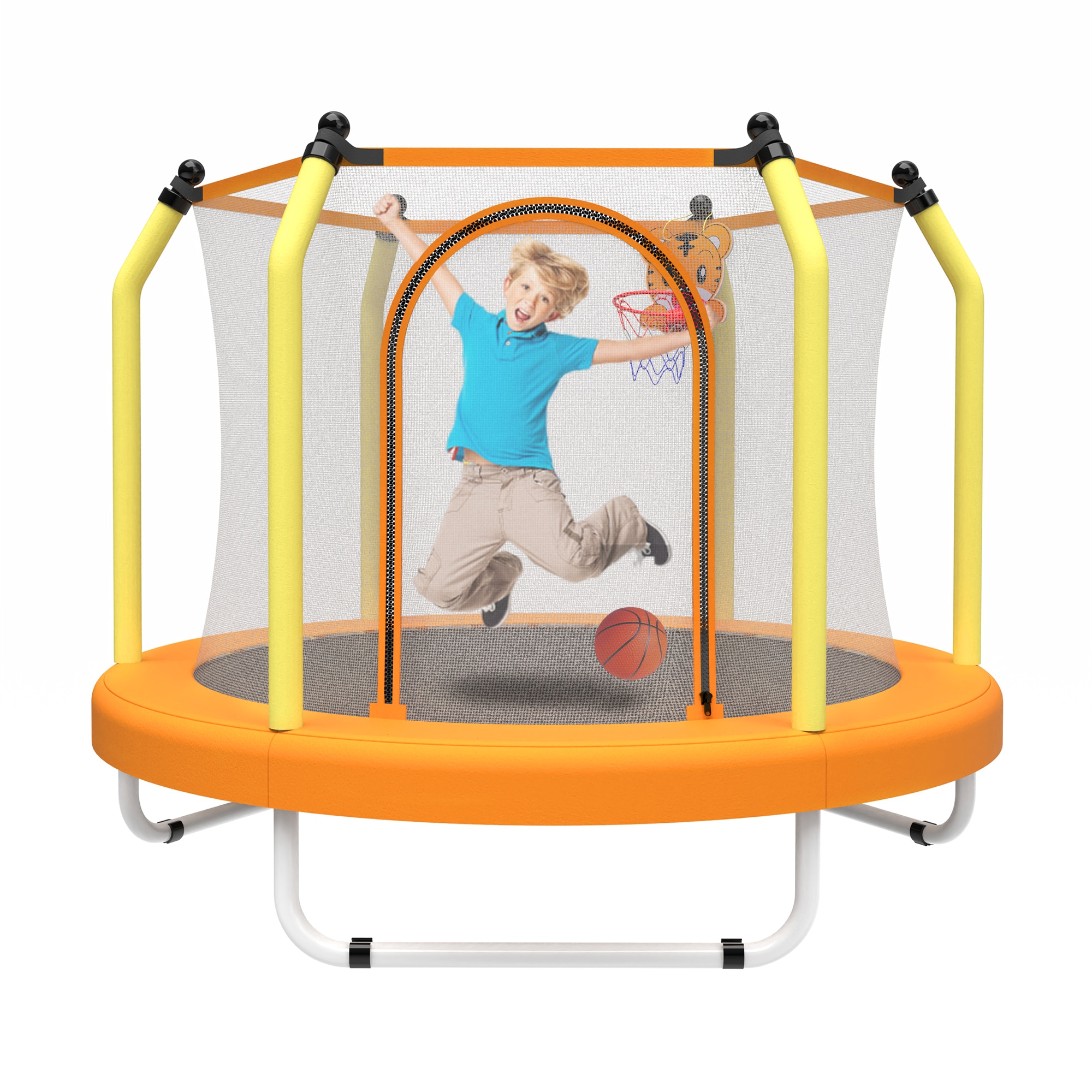 Maocao Hoom 4.58-ft Round Kids in Yellow