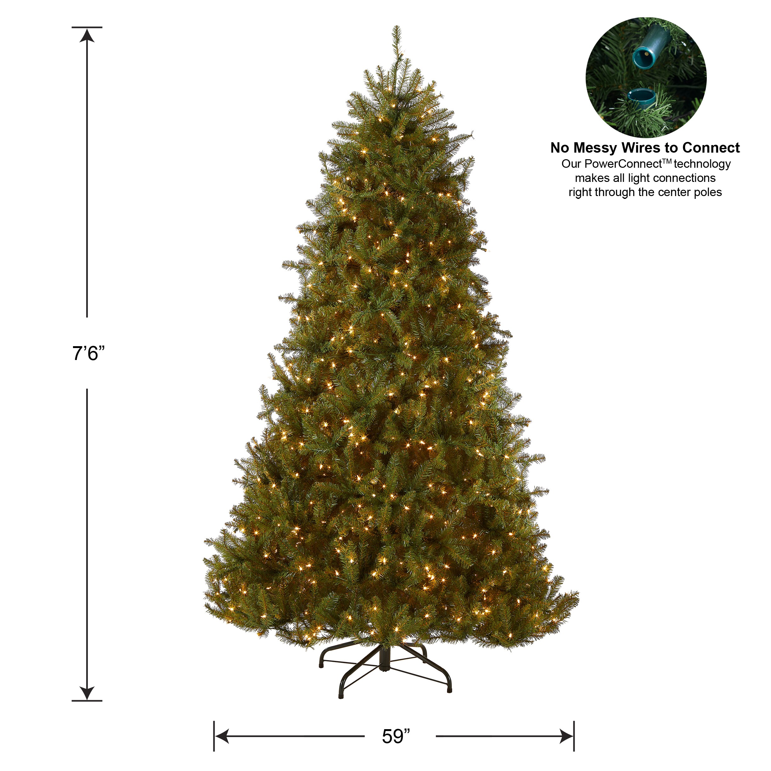 National Tree Company DUH3-300P-75 Artificial-Christmas-Trees - View #12
