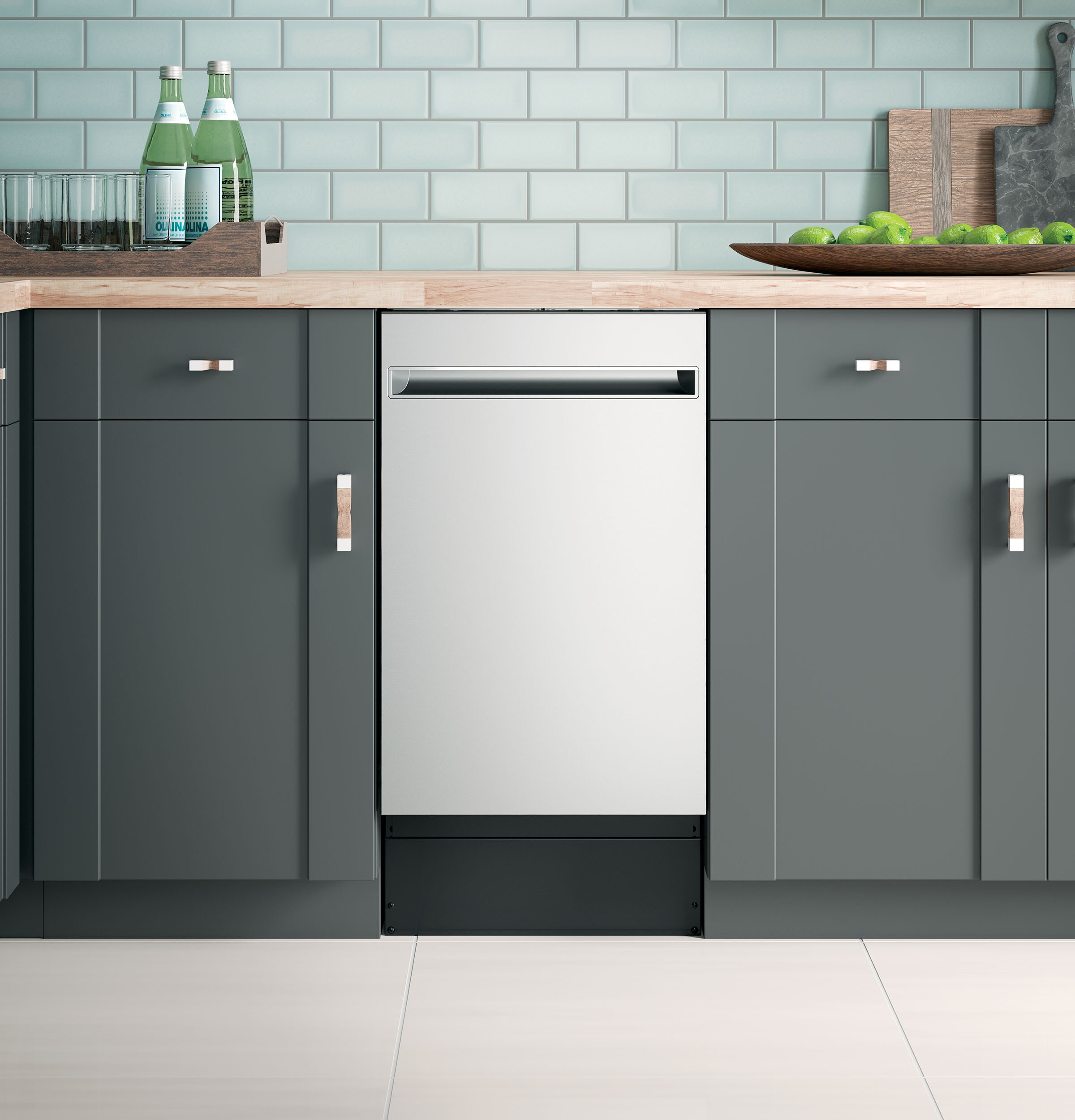 Haier Space Bottom-Freezer Refrigerator & Electric Range Suite in Stainless  Steel
