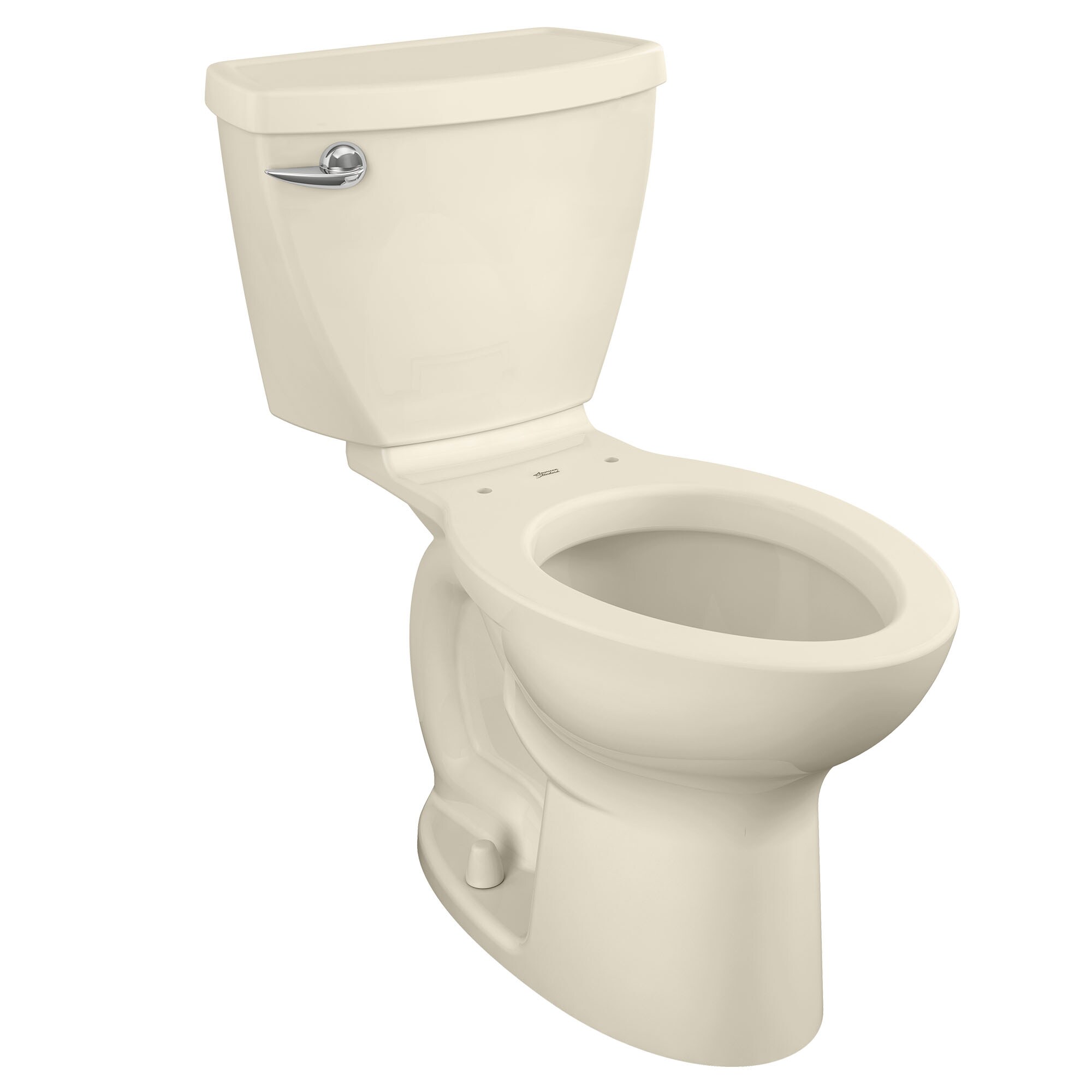 Bone American Standard 270BD001.021 Cadet 3 Right Height Round Front Two-Piece Triangle Toilet with 12-Inch Rough-In 