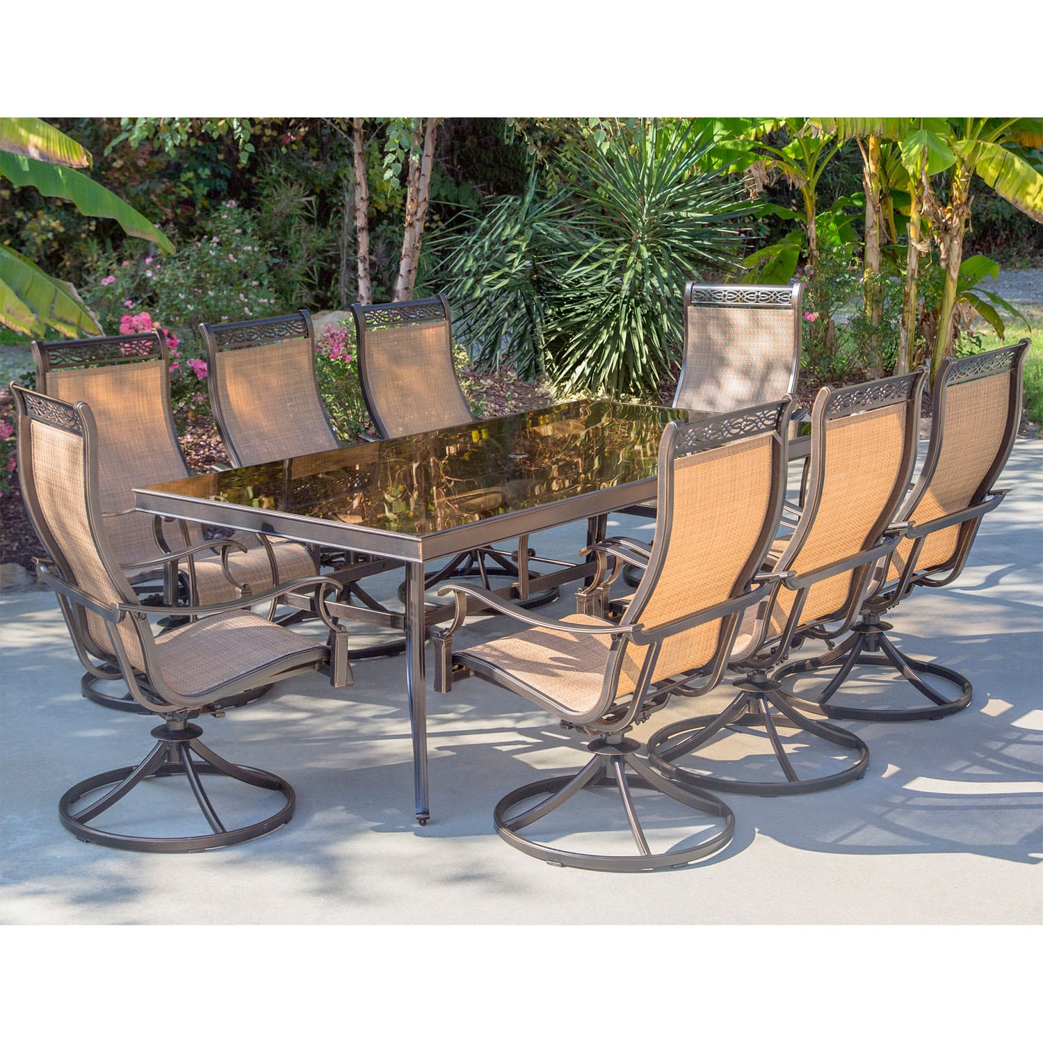 Hanover MONDN9PCSWG Patio-Dining-Sets - View #16