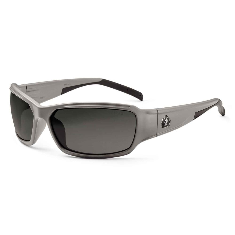 Skullerz Ergodyne Thor Safety Glassessunglasses Matte Gray Polarized Smoke Lens Ansi Z871