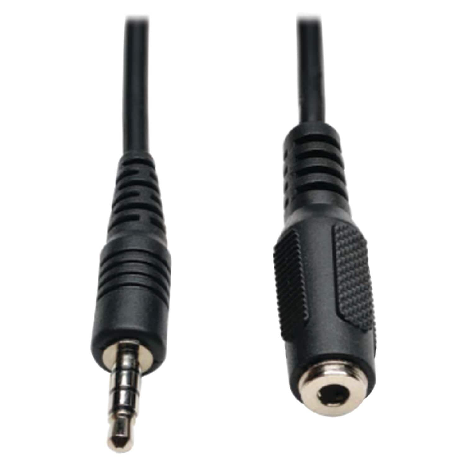 P318-006-MF Tripp Lite 6ft 3.5mm Mini Stereo Audio 4 Position Headset Extension Cable