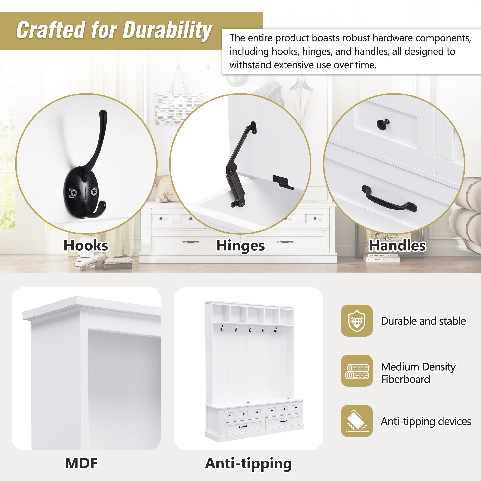 Bybafun YA2500173 Hall-Trees - View #16