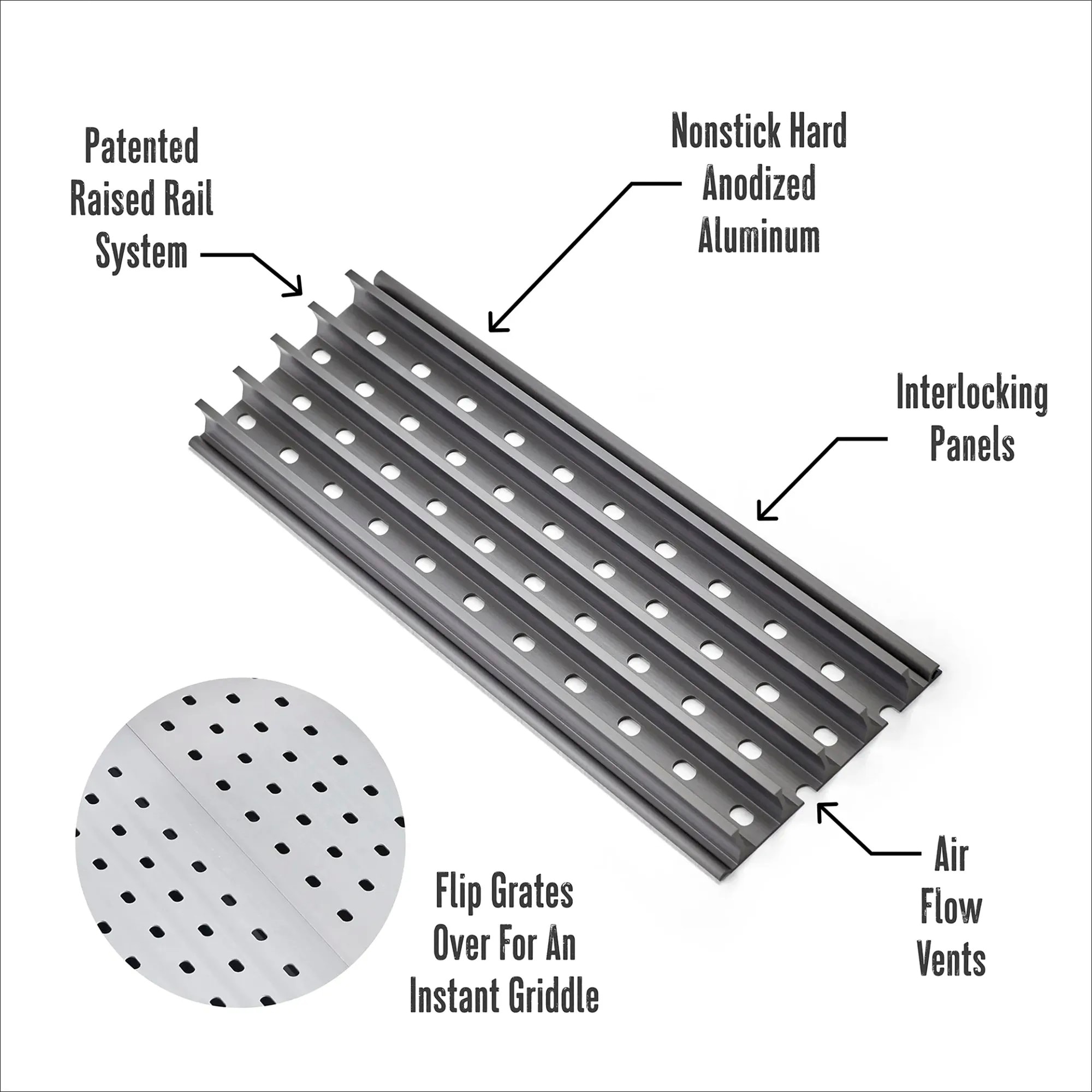 GrillGrate UNV15-9R Gas-Grill-Cookgrates-Warmracks - View #5